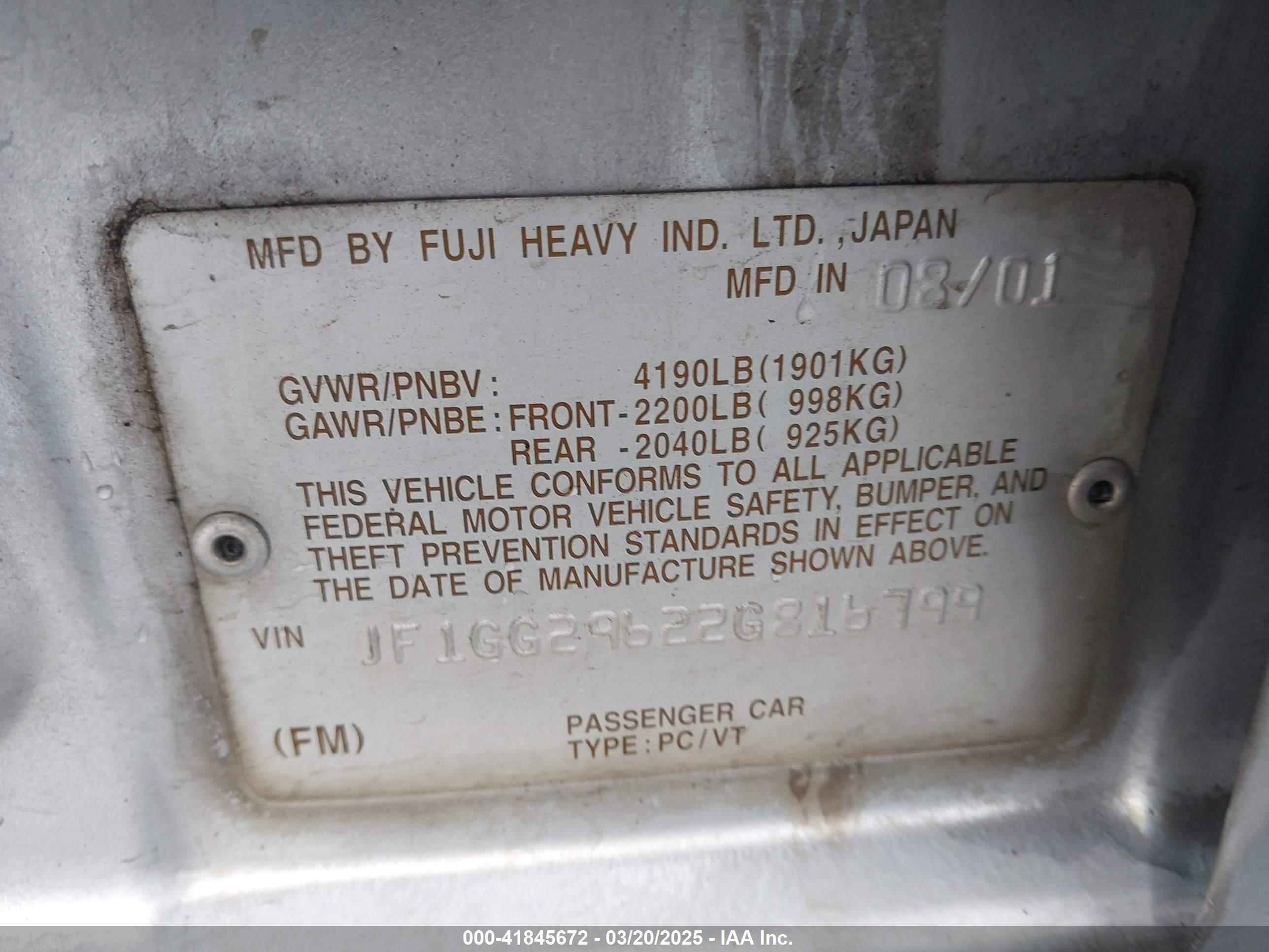 SUBARU IMPREZA image 9