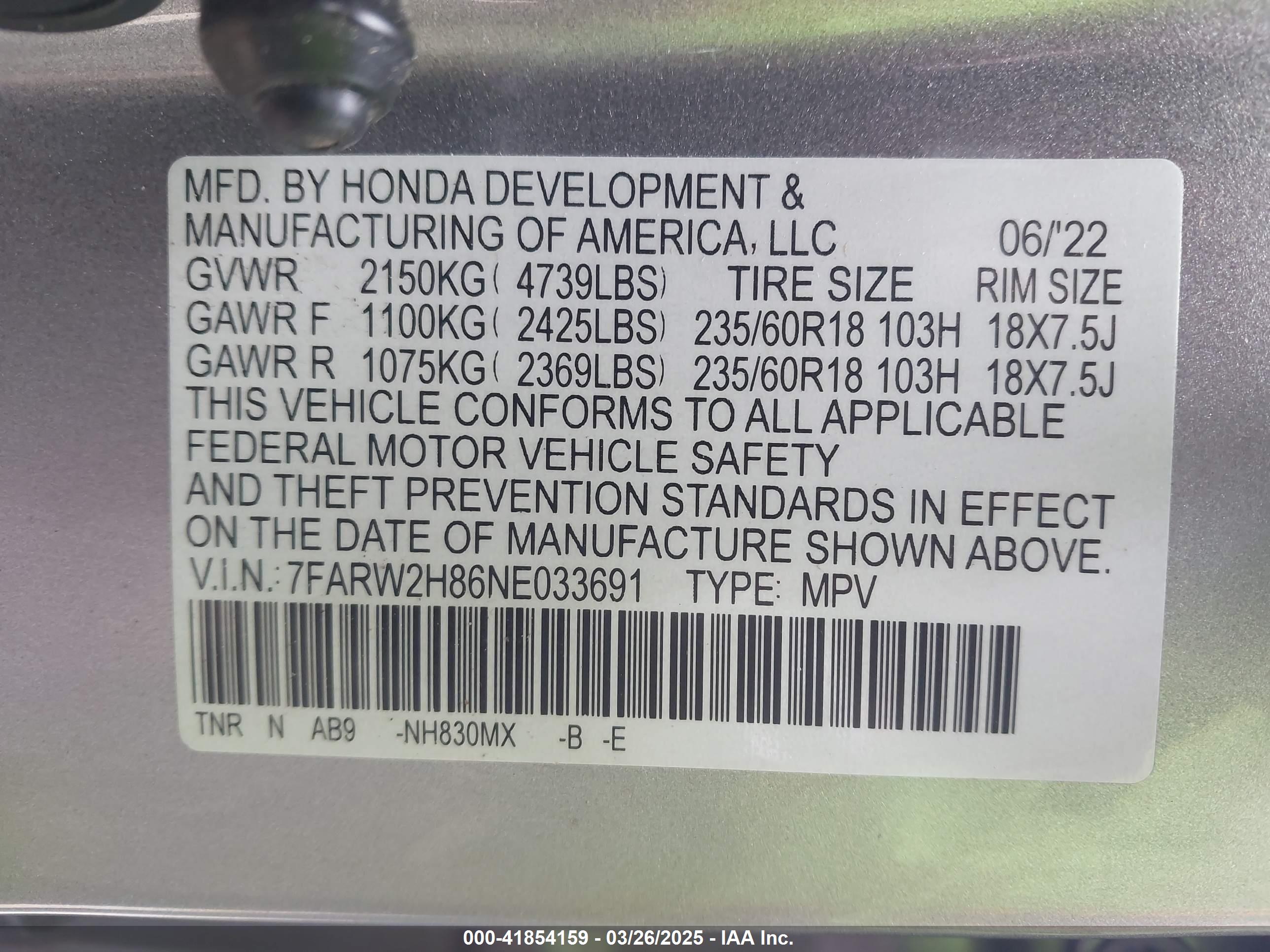 HONDA CR-V image 9