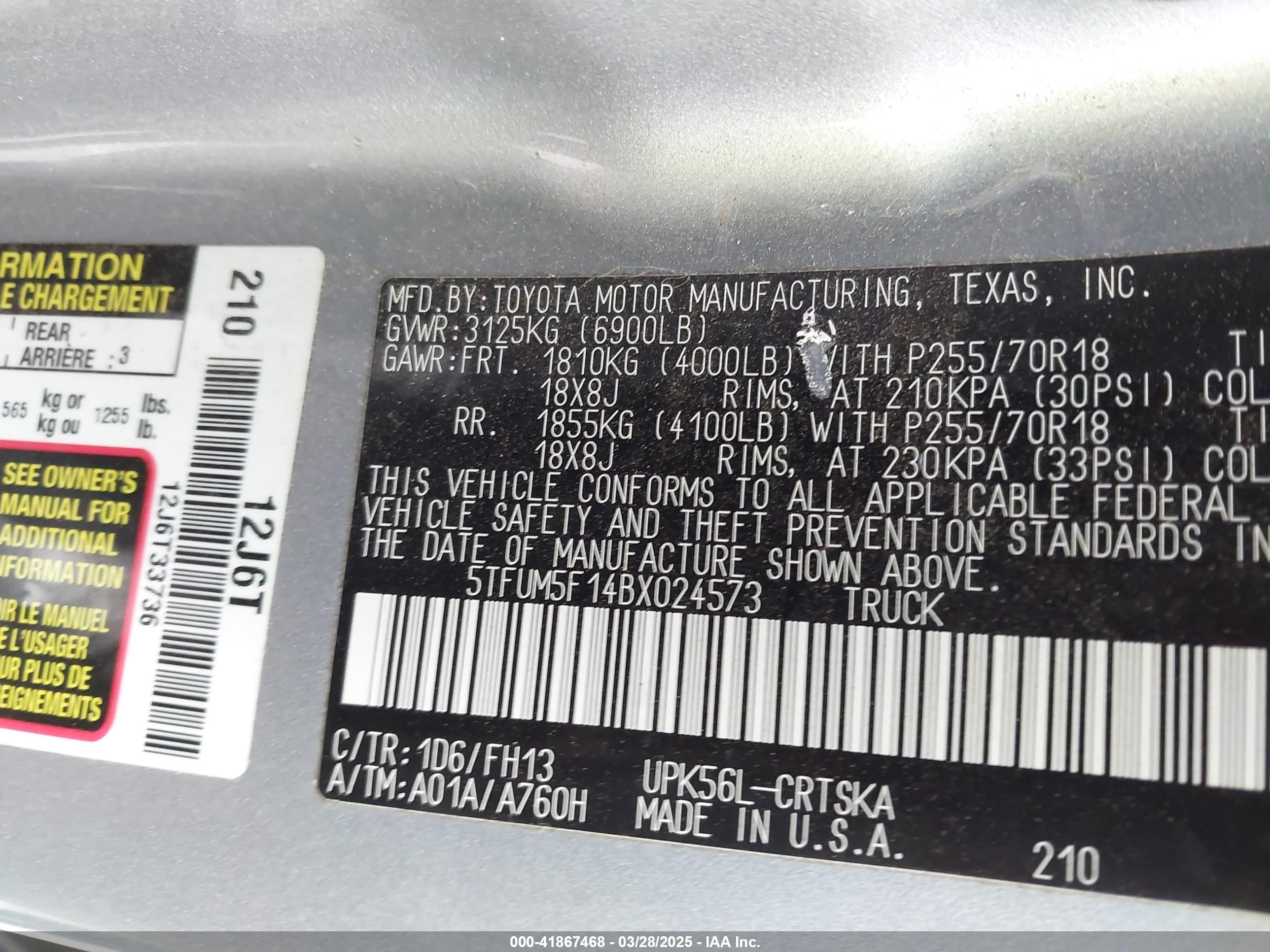 TOYOTA TUNDRA image 9