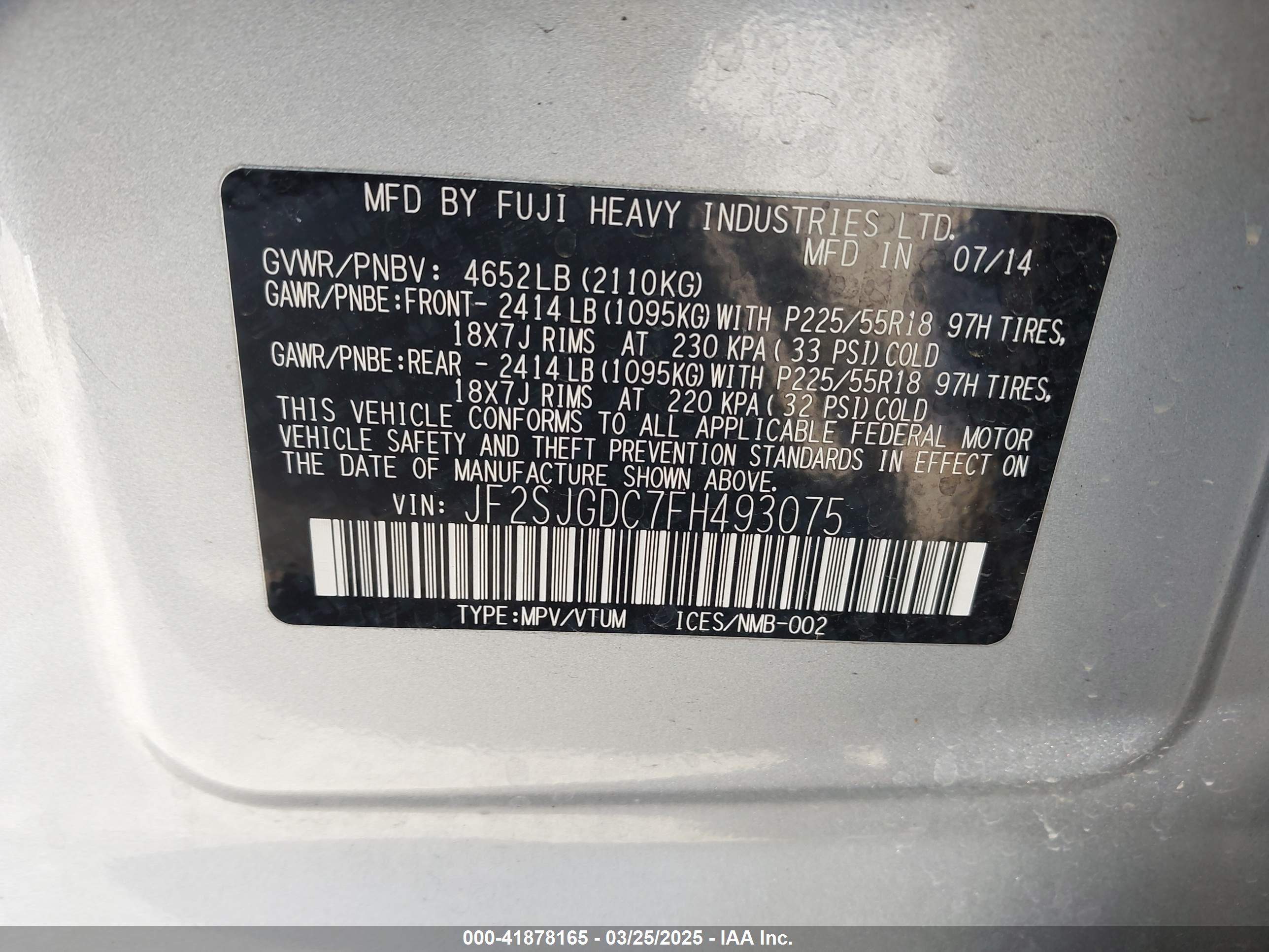 SUBARU FORESTER image 9