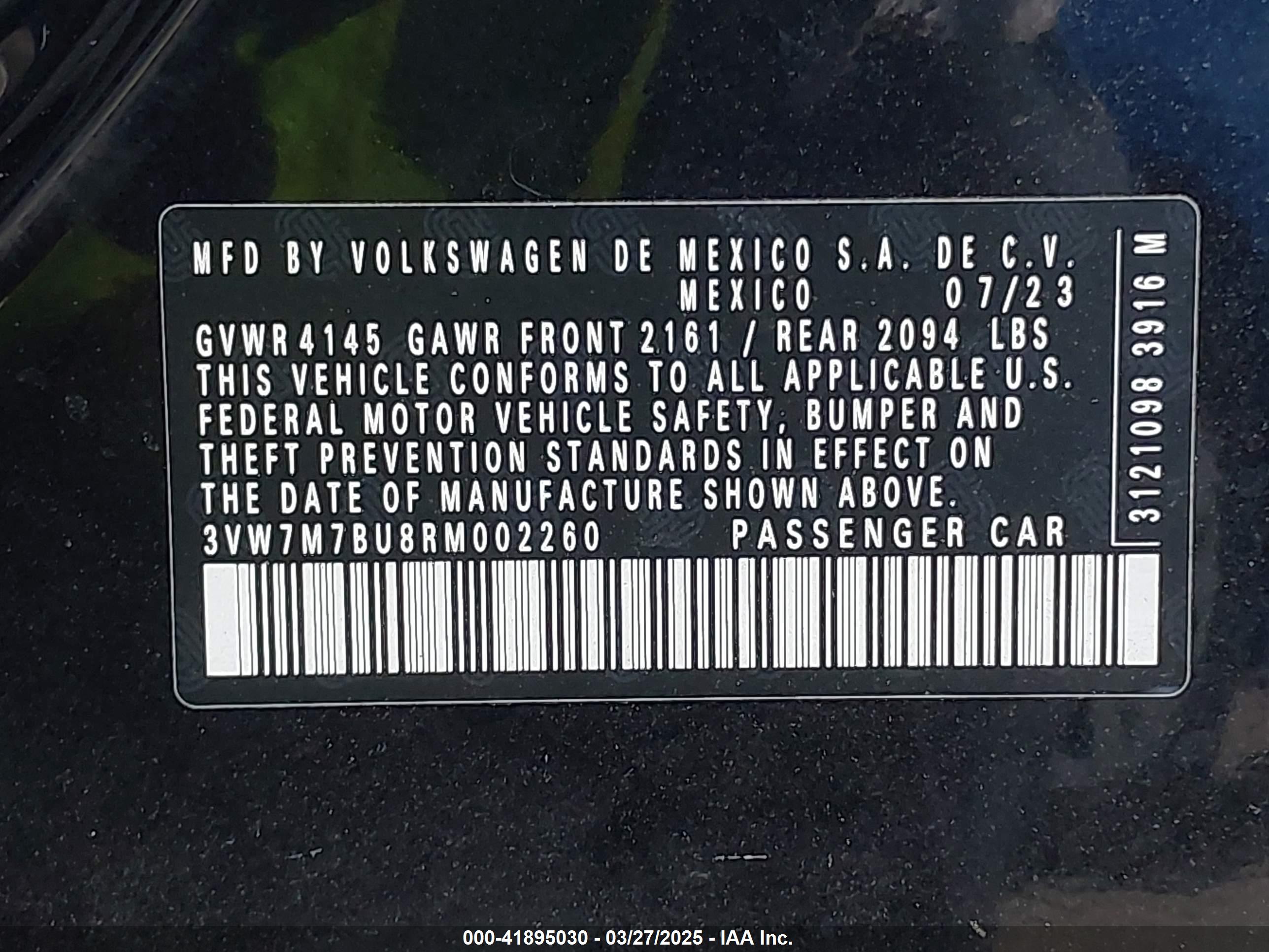 VOLKSWAGEN JETTA image 9