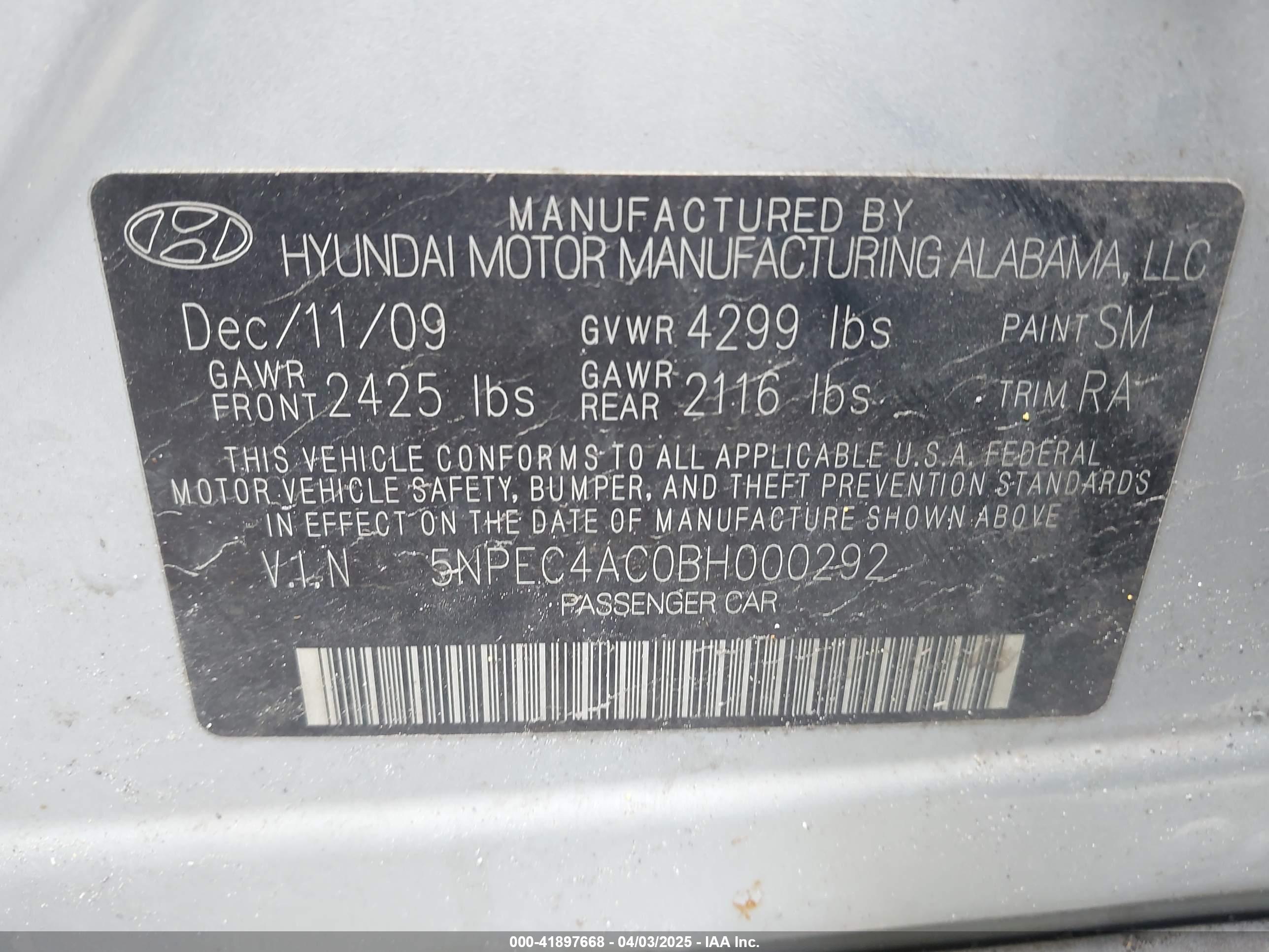 HYUNDAI SONATA image 9