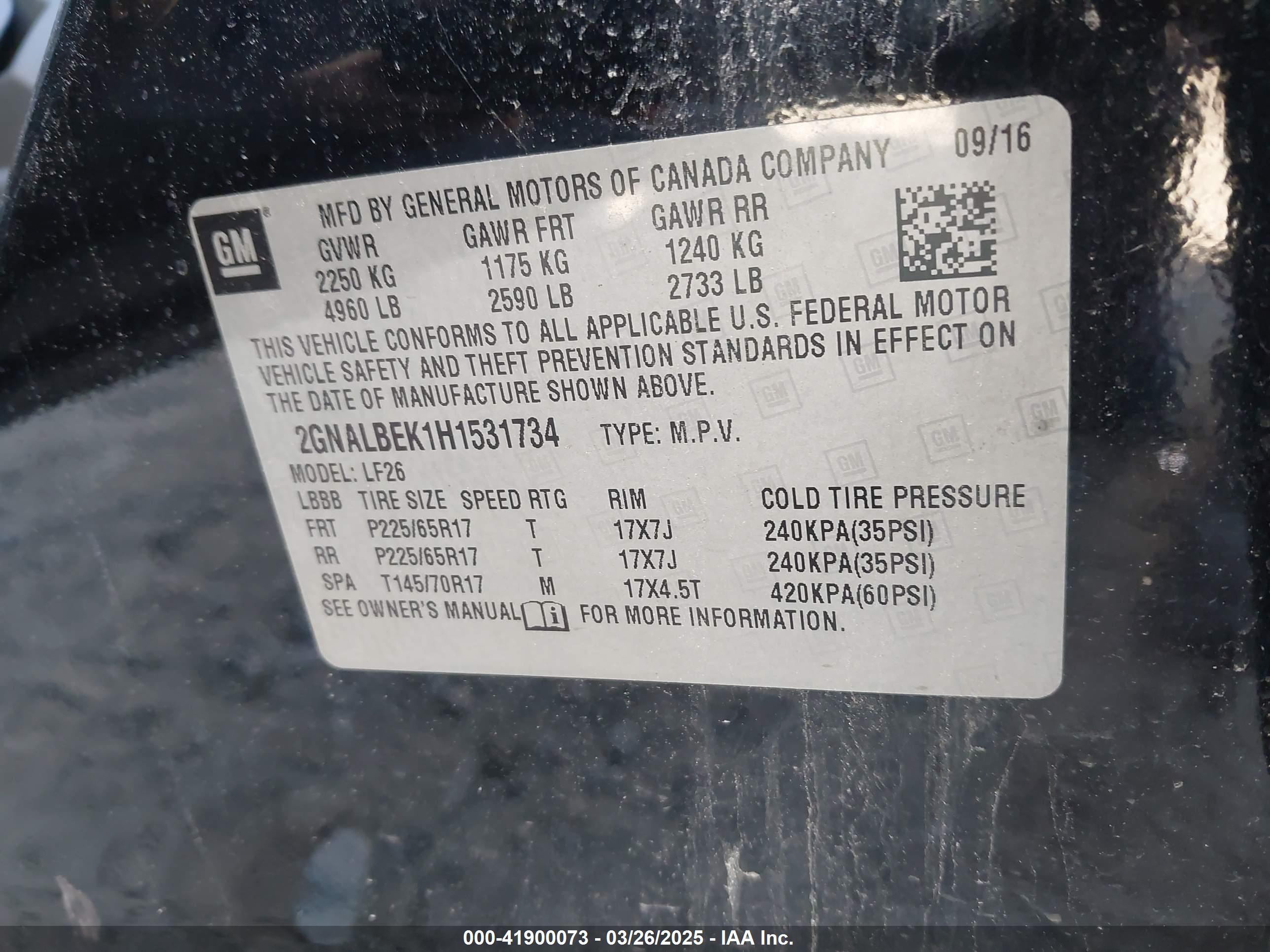 CHEVROLET EQUINOX image 9