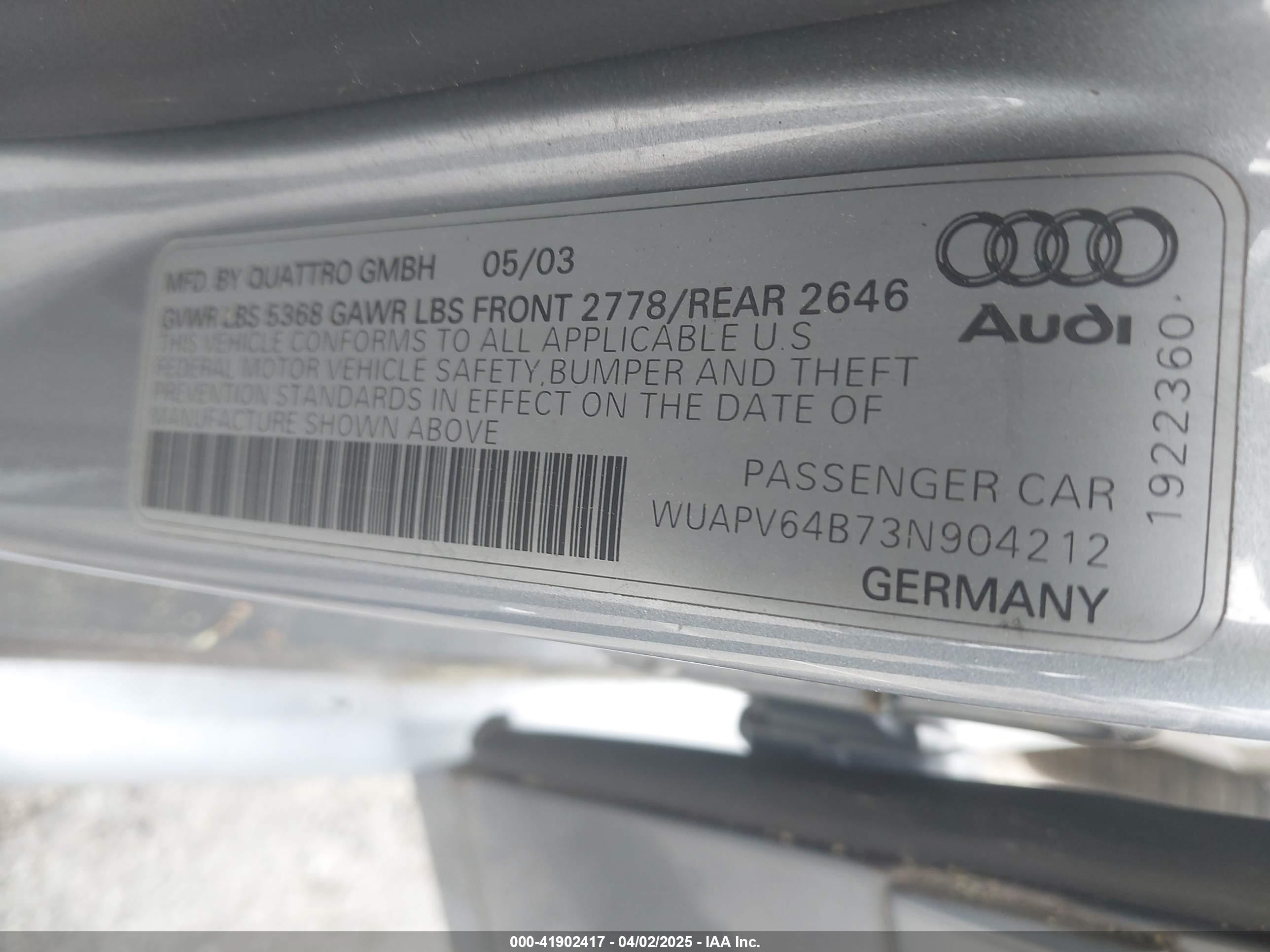 AUDI RS6 image 9