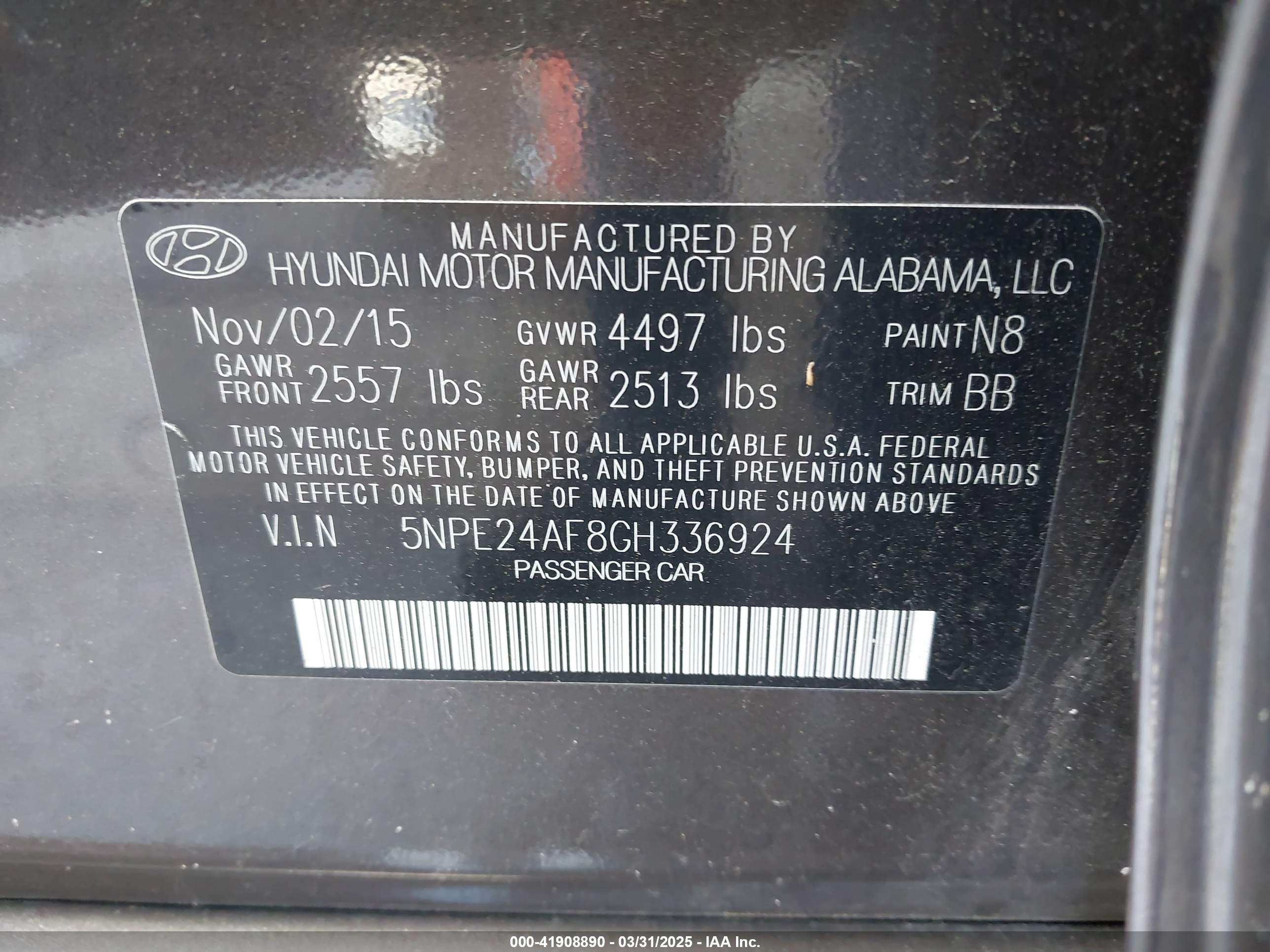 HYUNDAI SONATA image 9