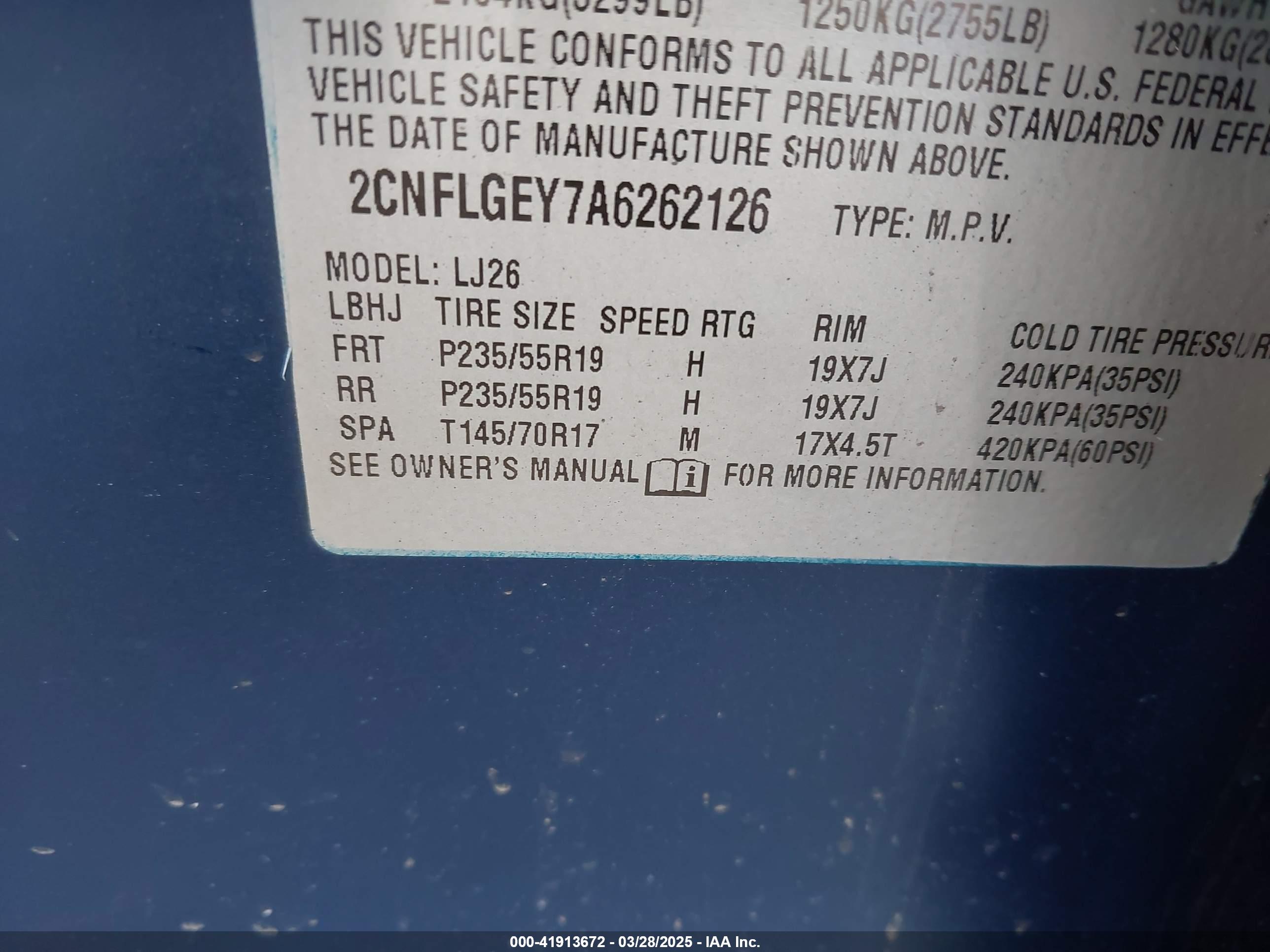 CHEVROLET EQUINOX image 9