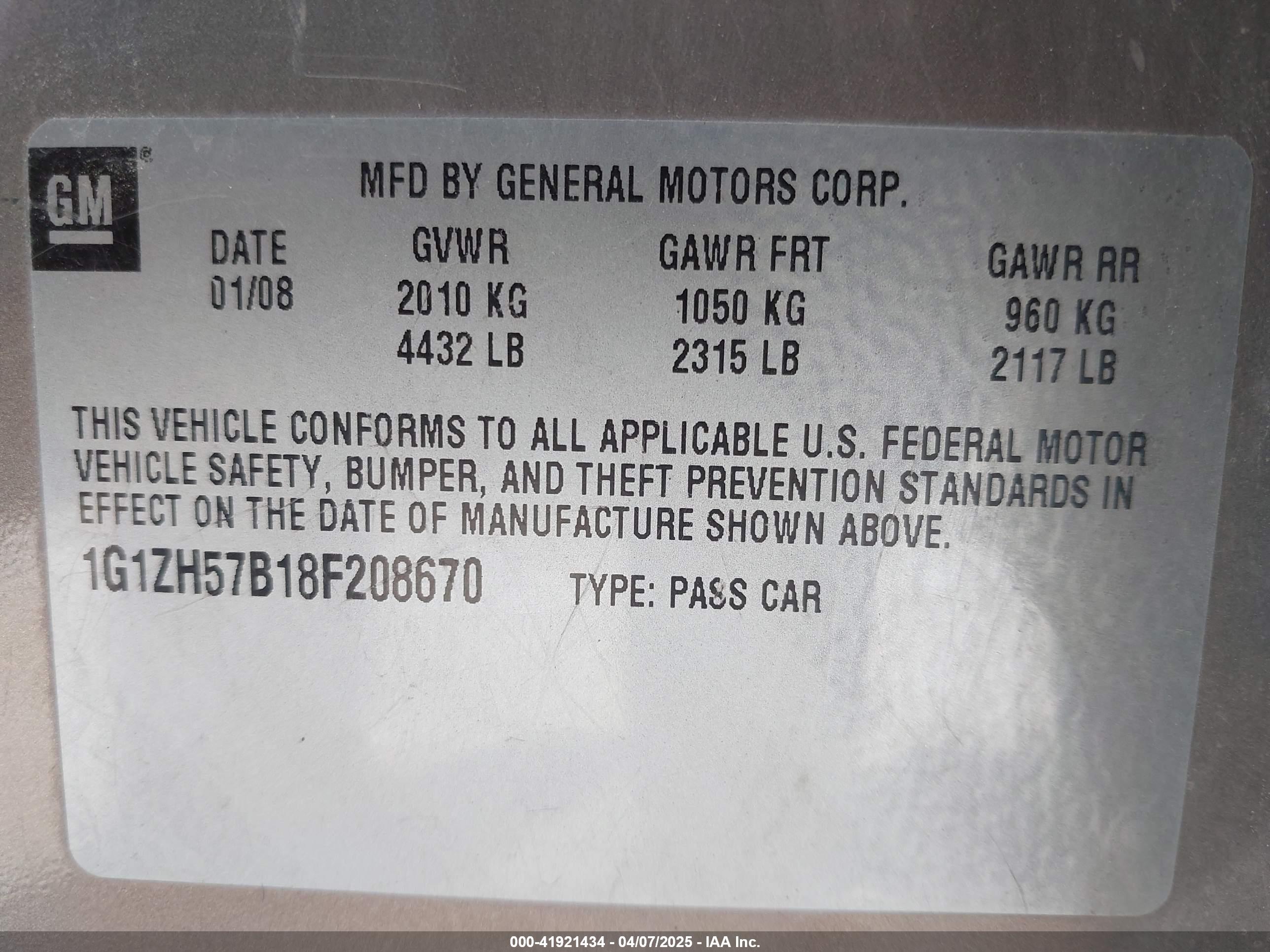 CHEVROLET MALIBU image 9