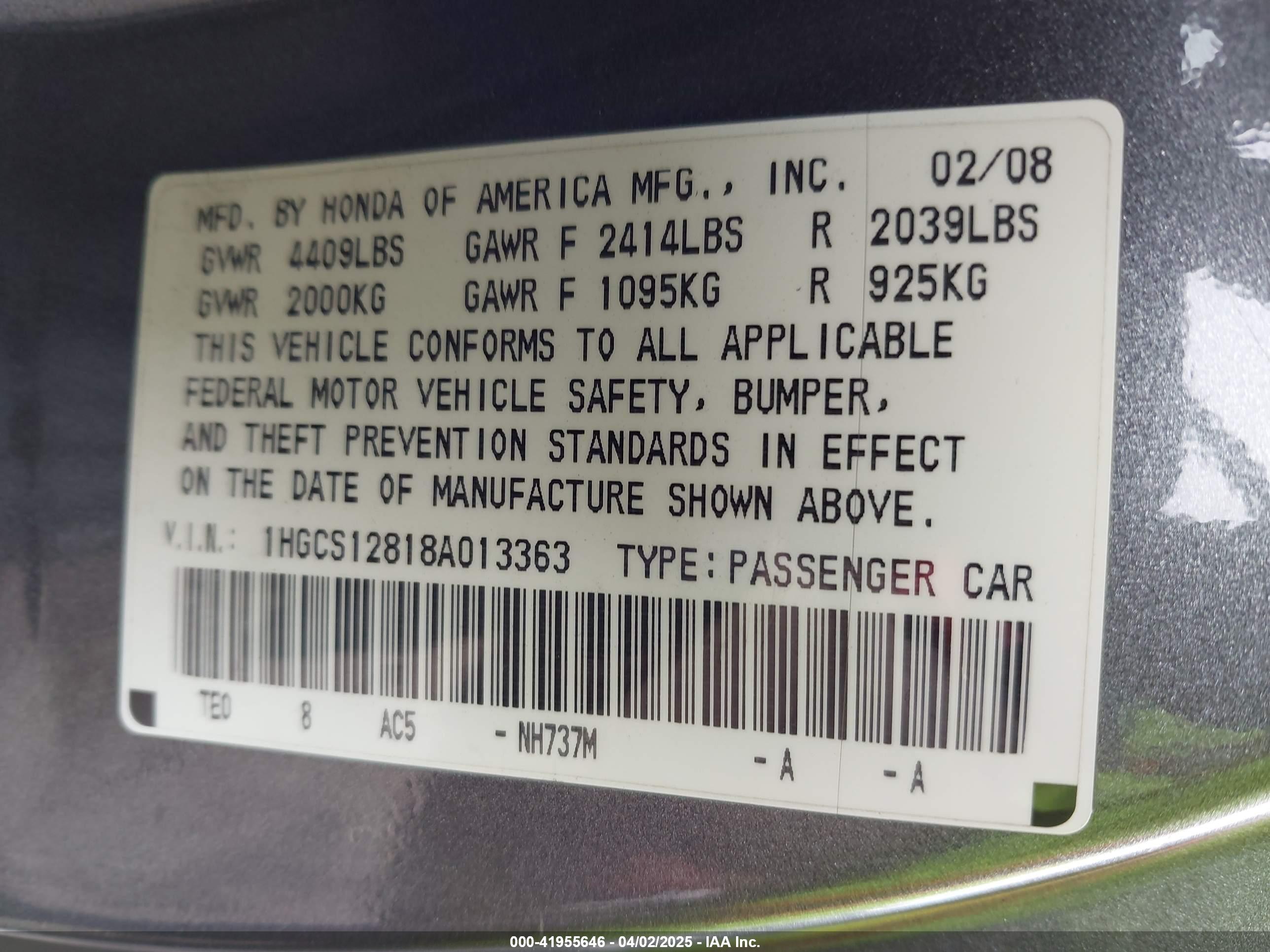 HONDA ACCORD image 9