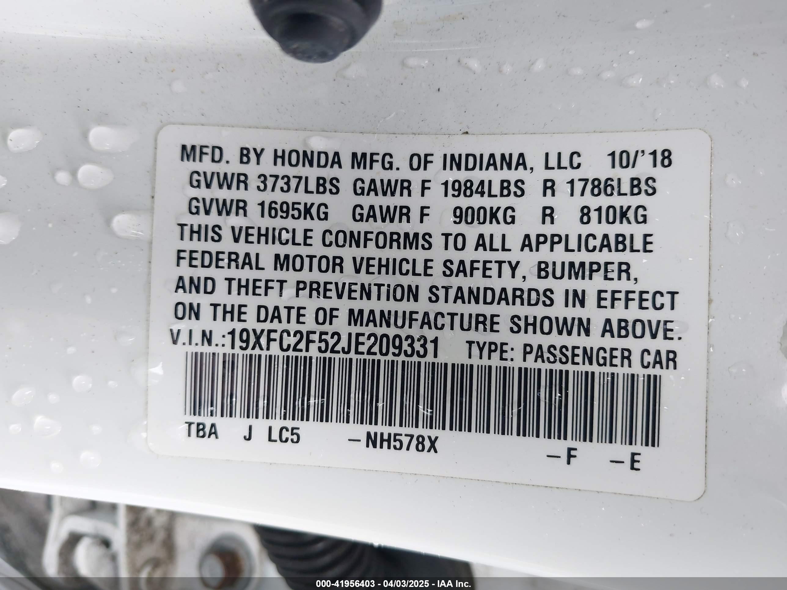 HONDA CIVIC image 9