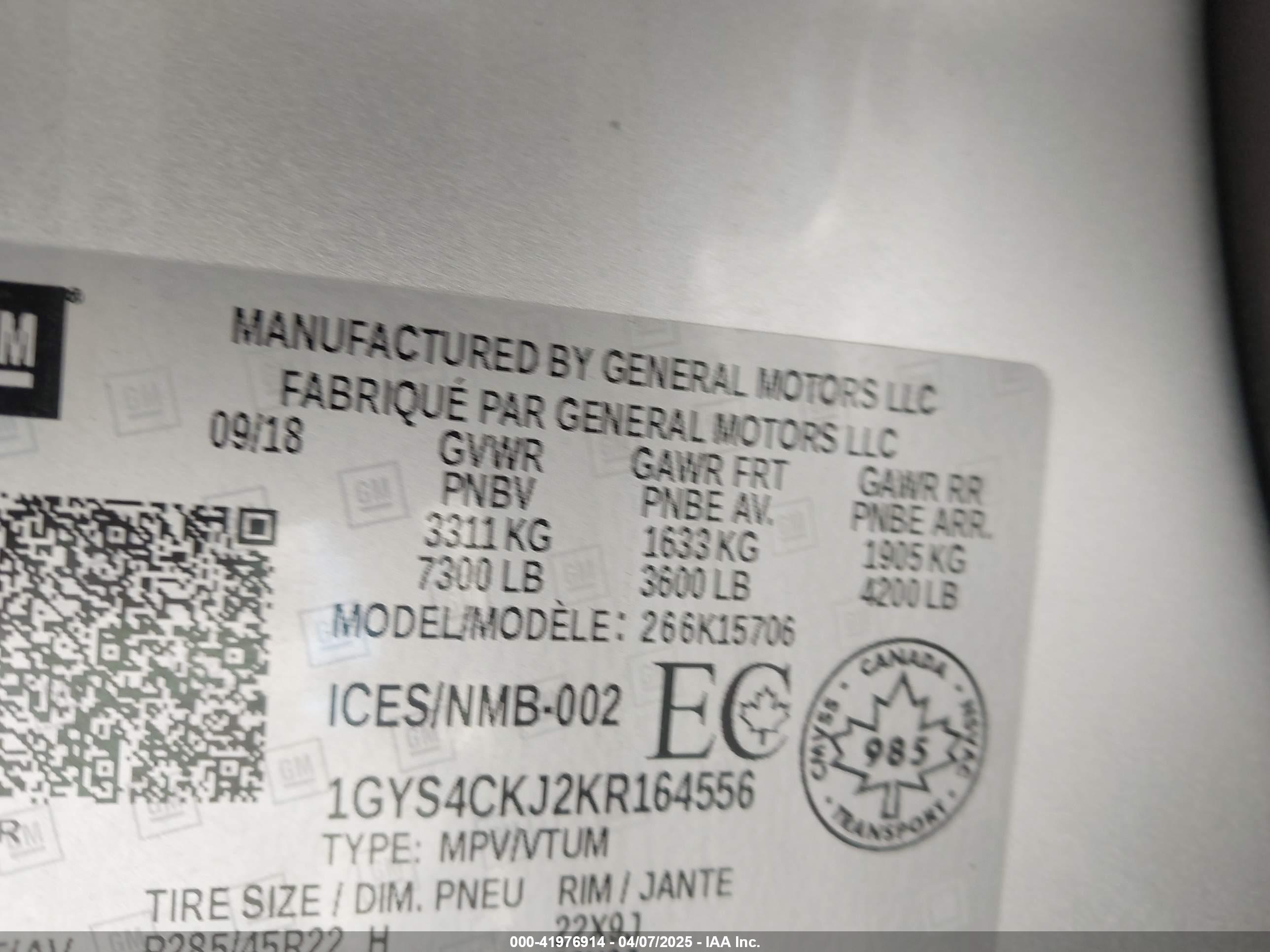 CADILLAC ESCALADE image 9