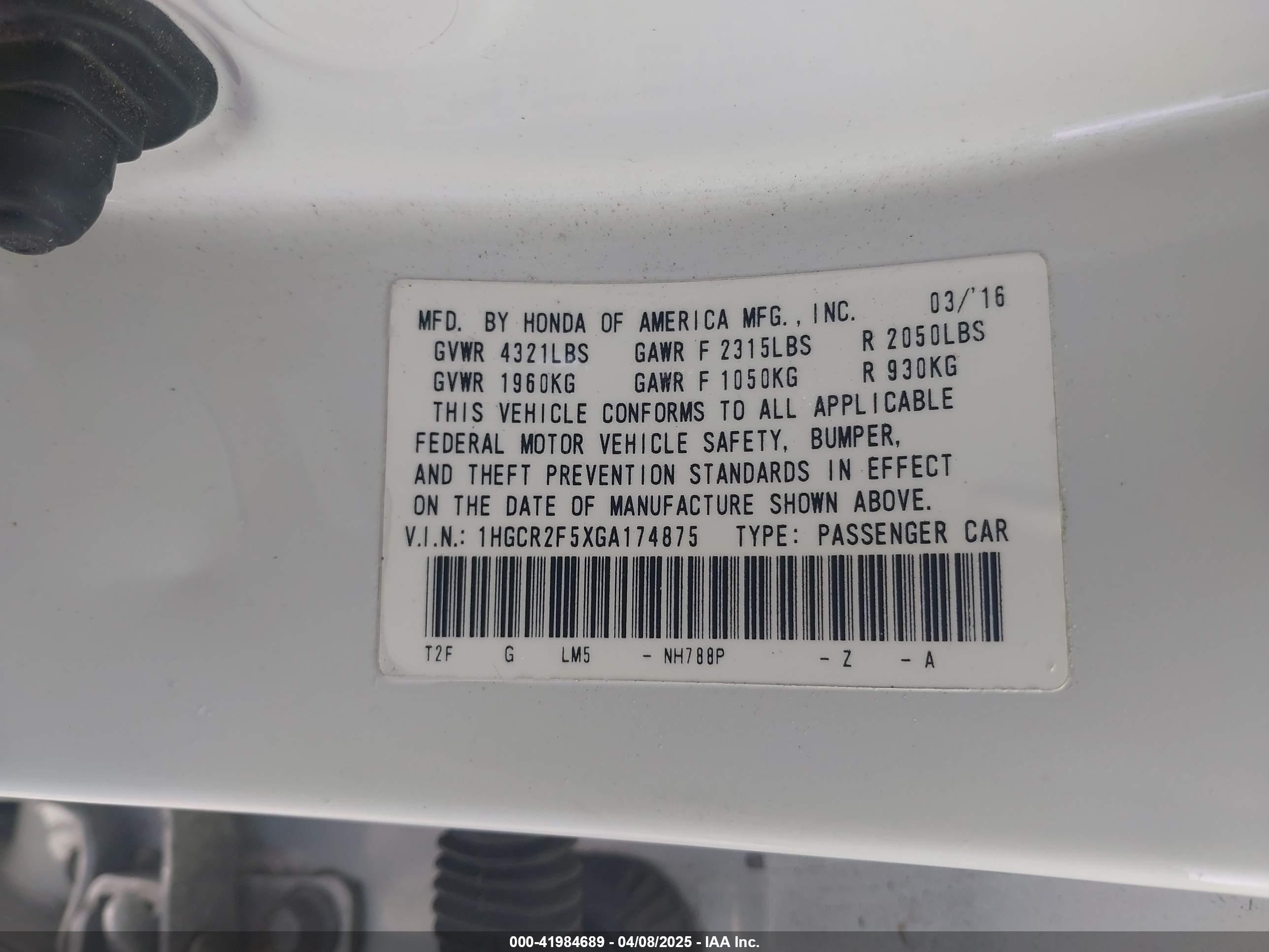 HONDA ACCORD image 9