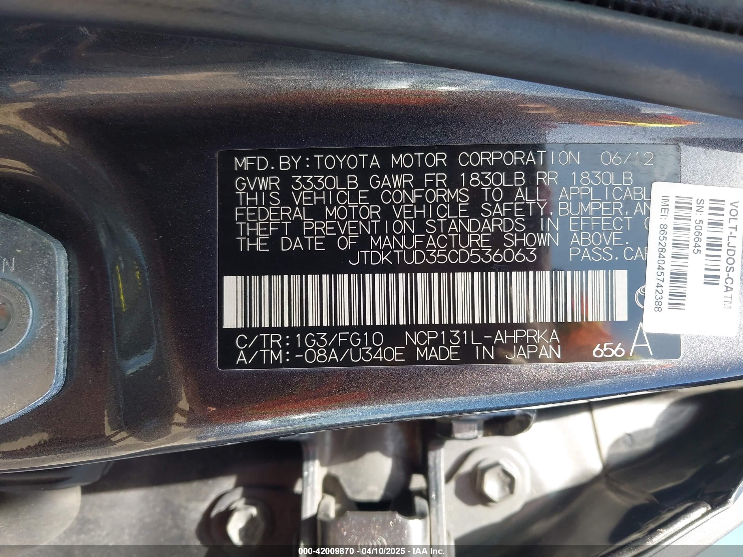 TOYOTA YARIS image 9