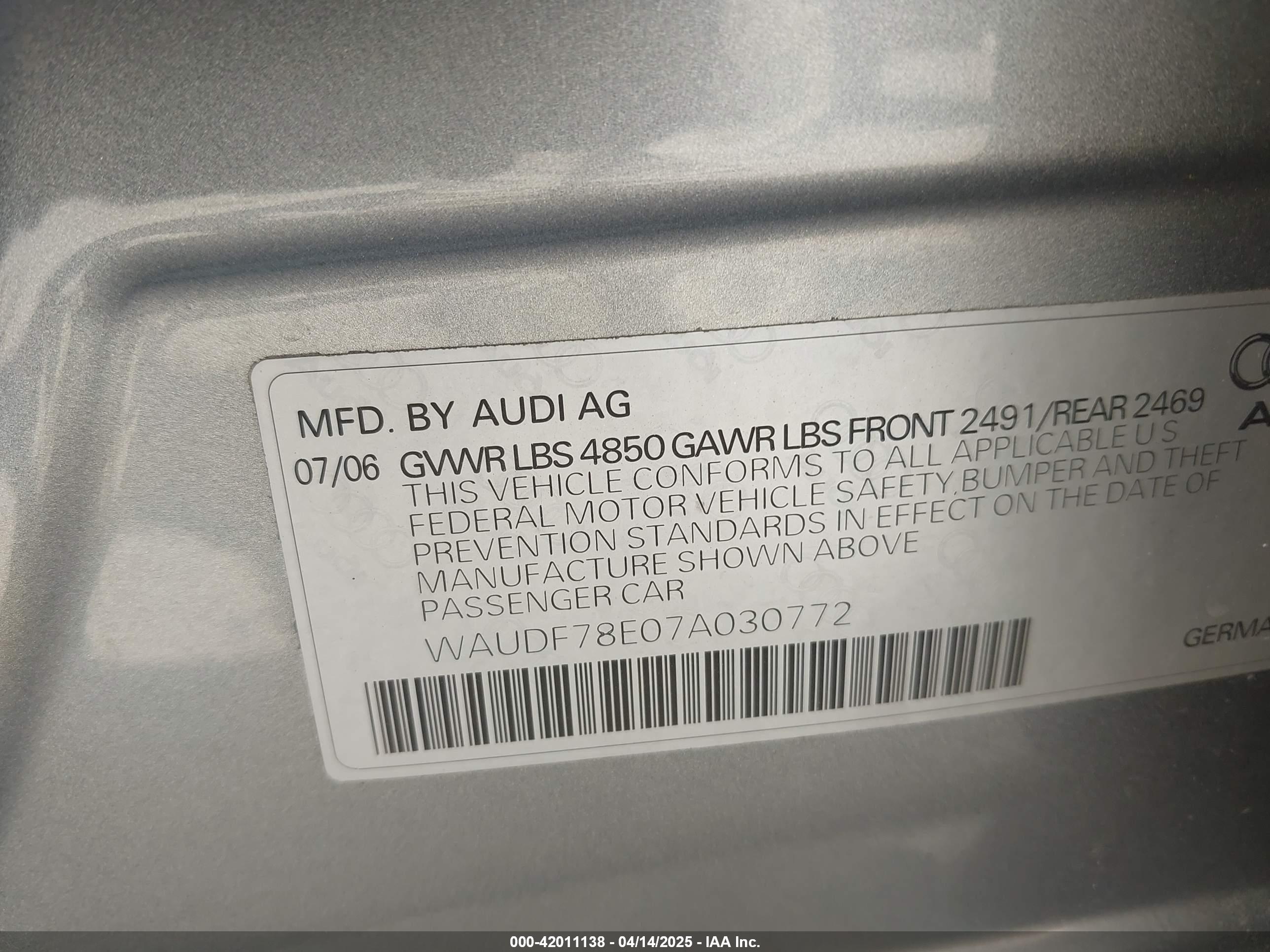 AUDI A4 image 9