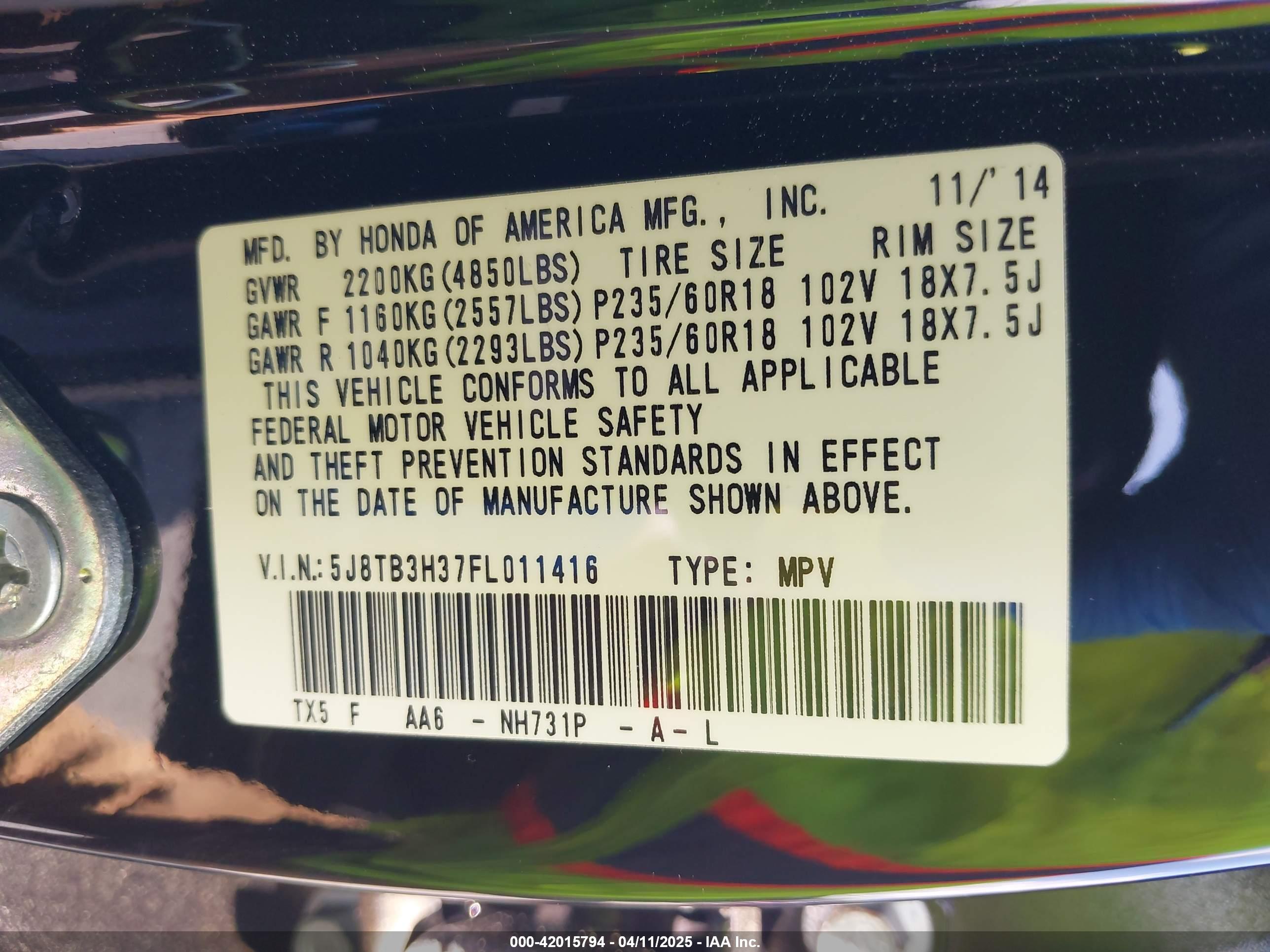 ACURA RDX image 9