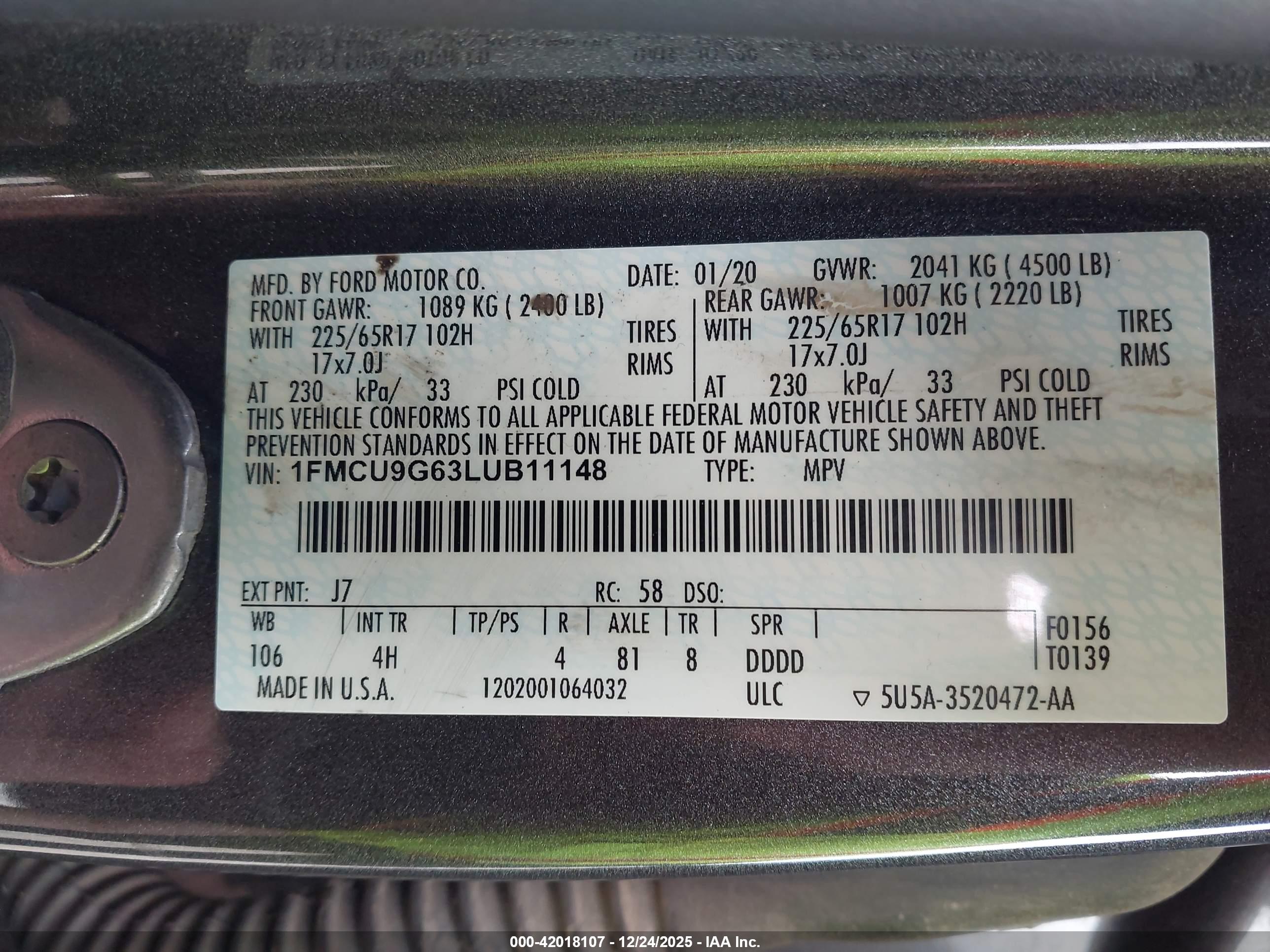 FORD ESCAPE image 9