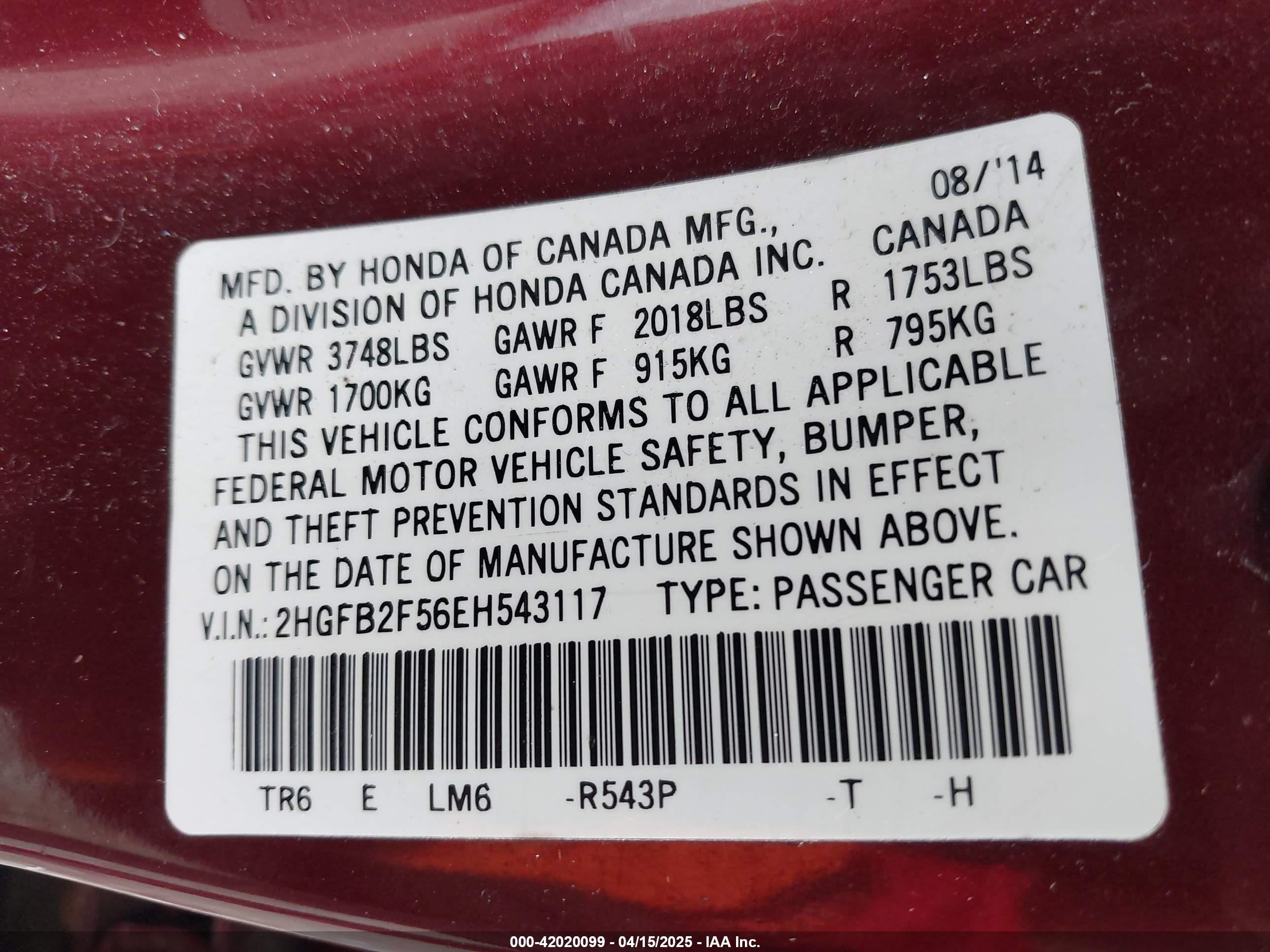 HONDA CIVIC image 9