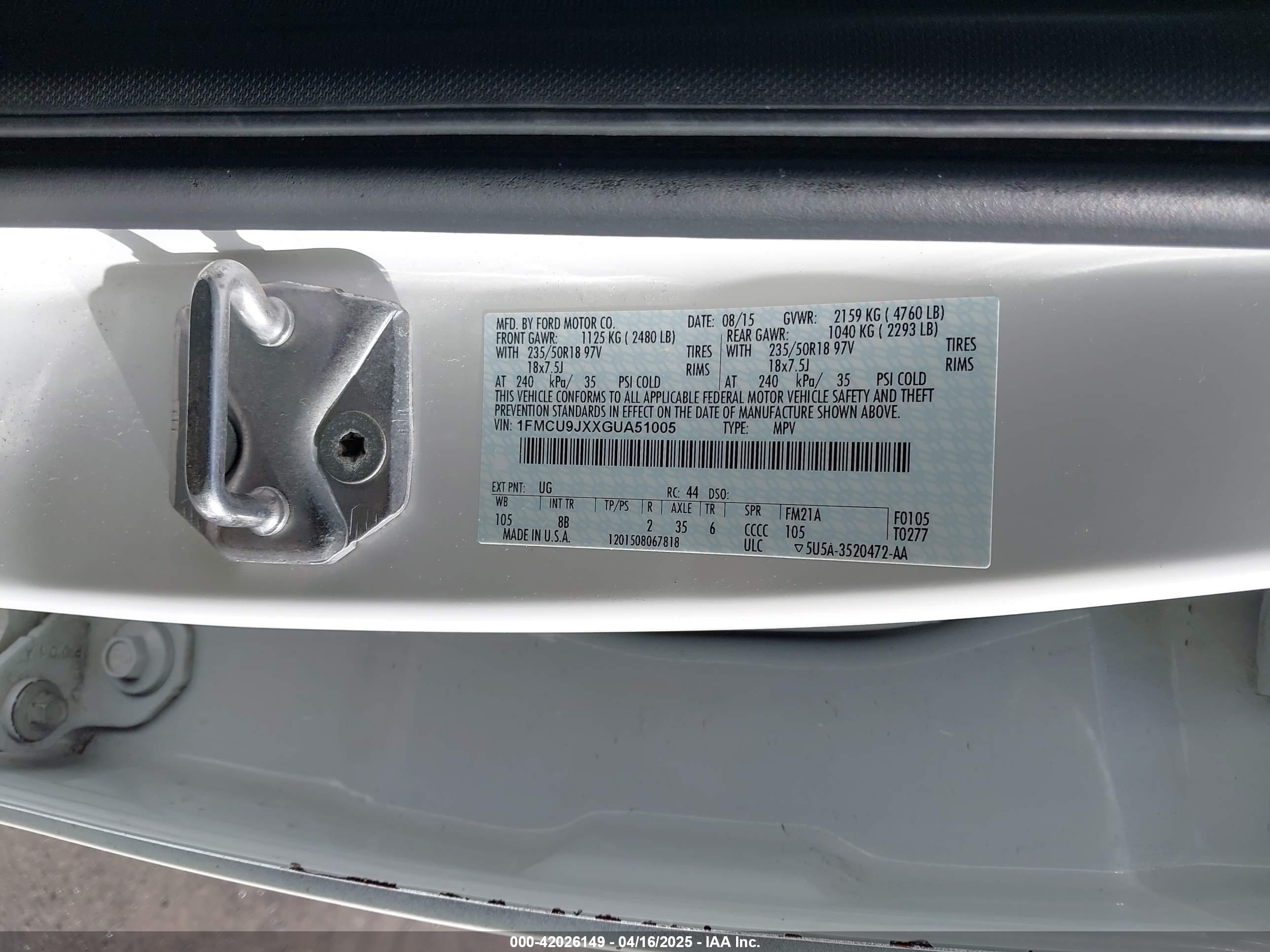 FORD ESCAPE image 9