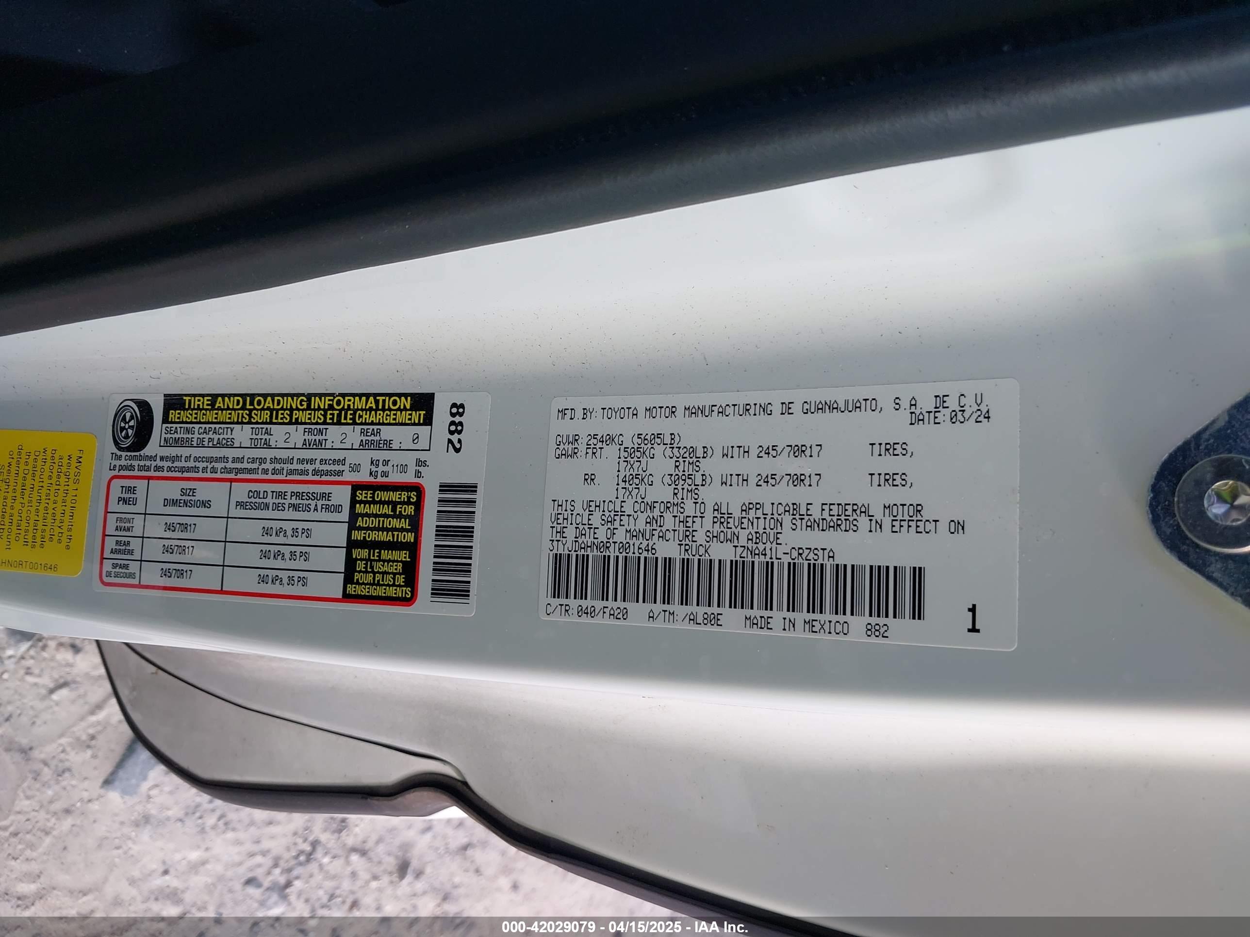 TOYOTA TACOMA image 9