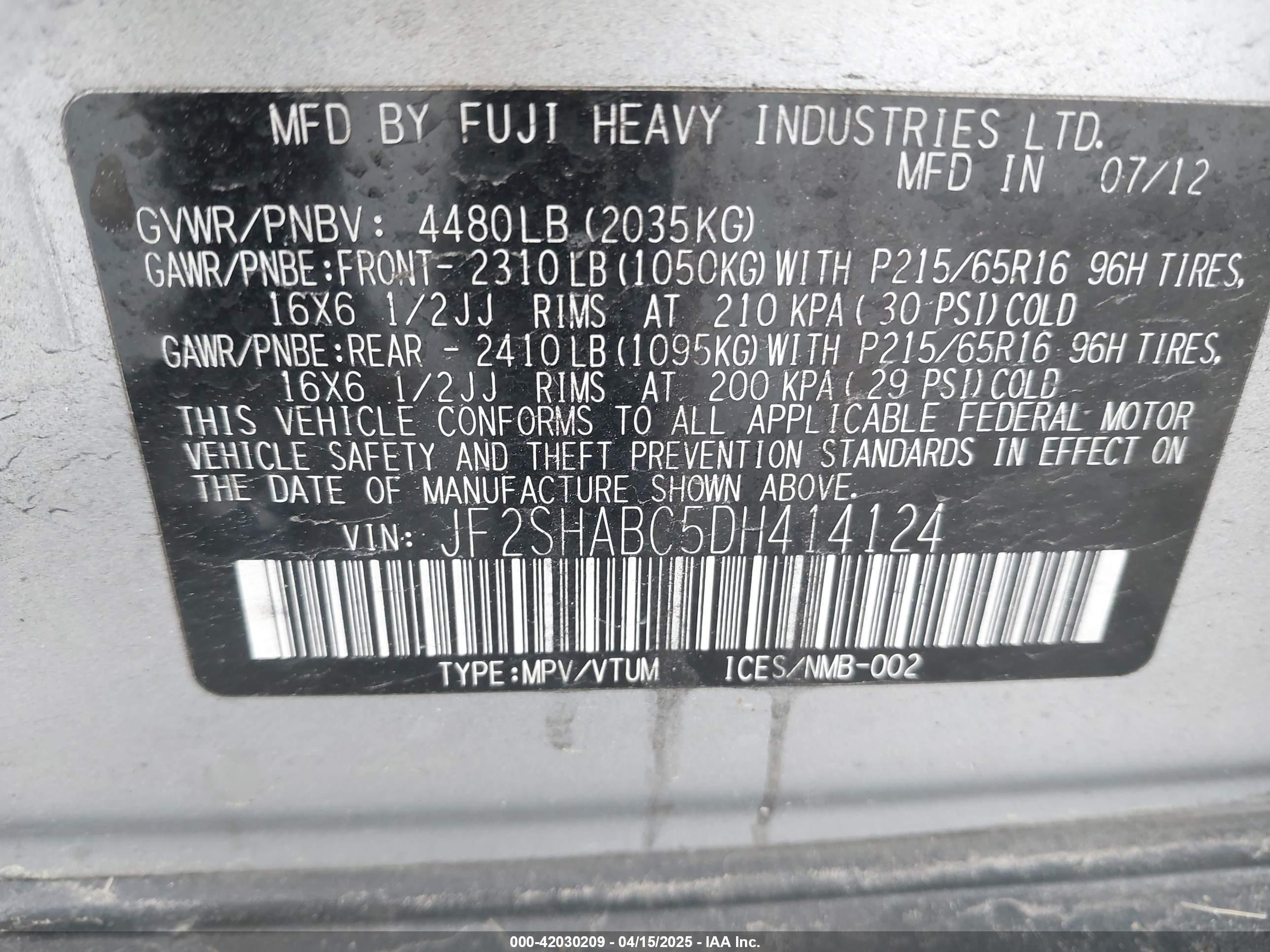 SUBARU FORESTER image 9