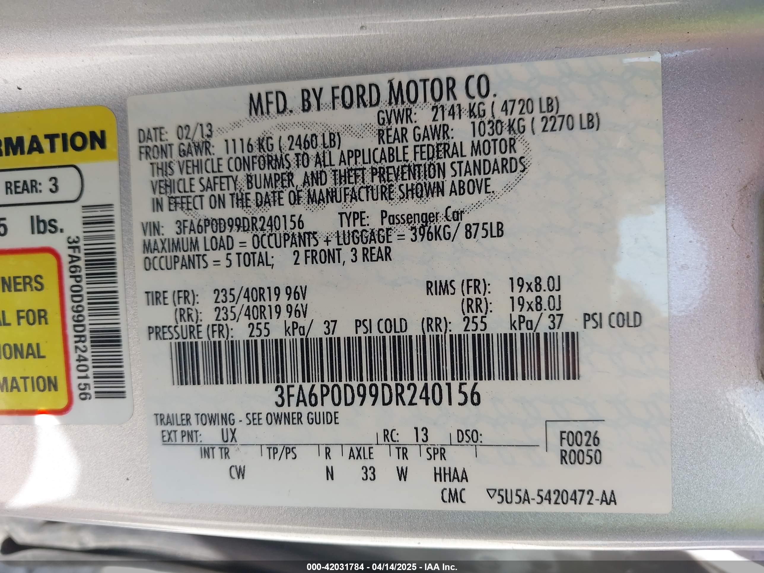 FORD FUSION image 9