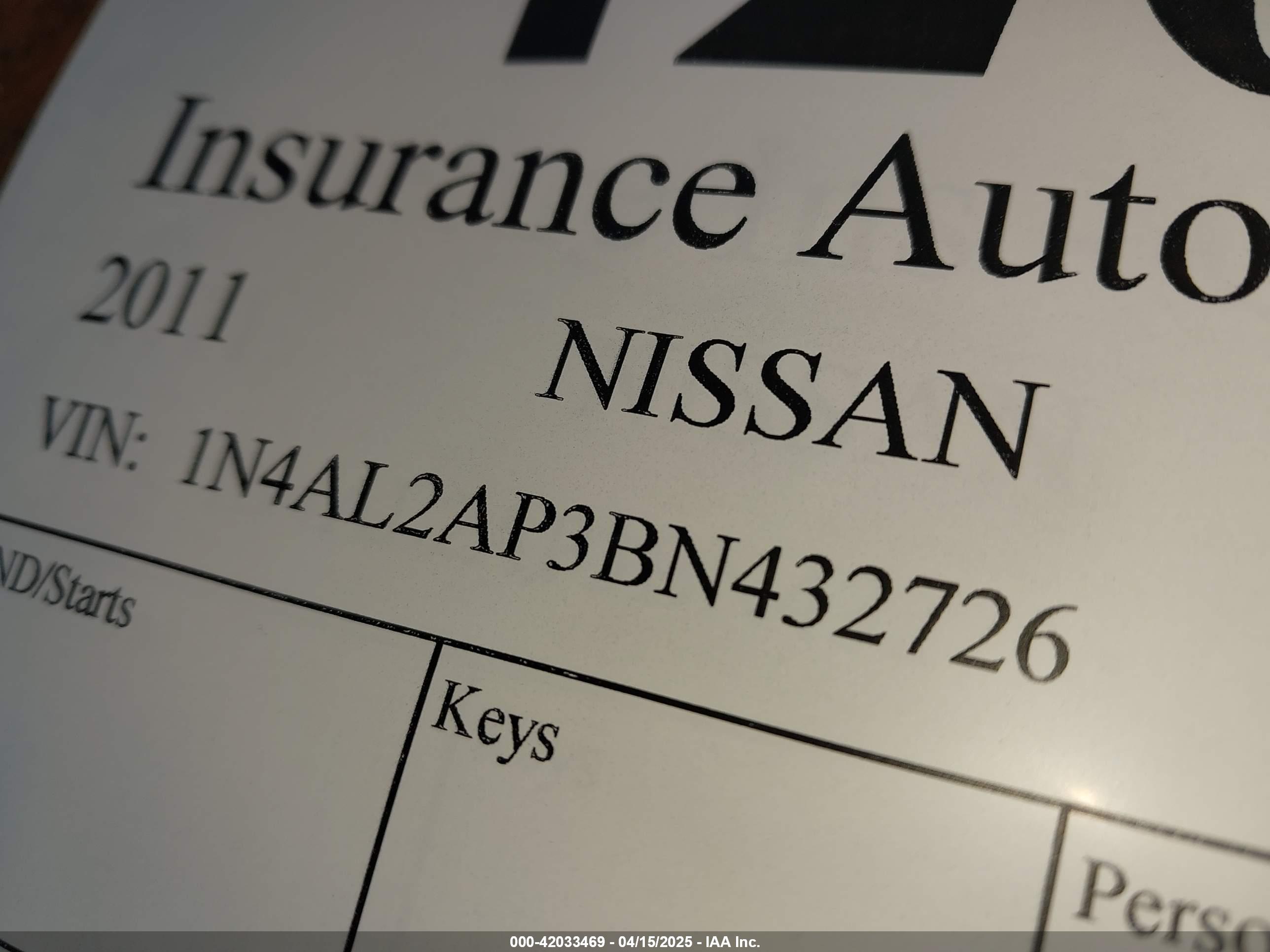NISSAN ALTIMA image 9