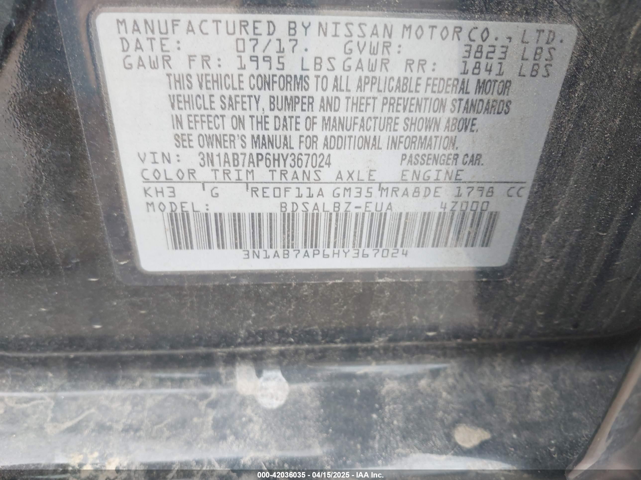 NISSAN SENTRA image 9