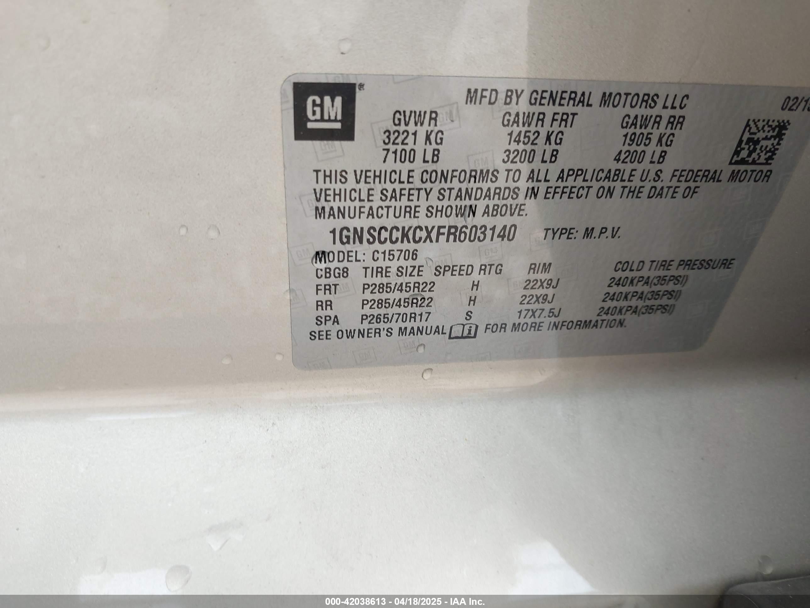 CHEVROLET TAHOE image 9