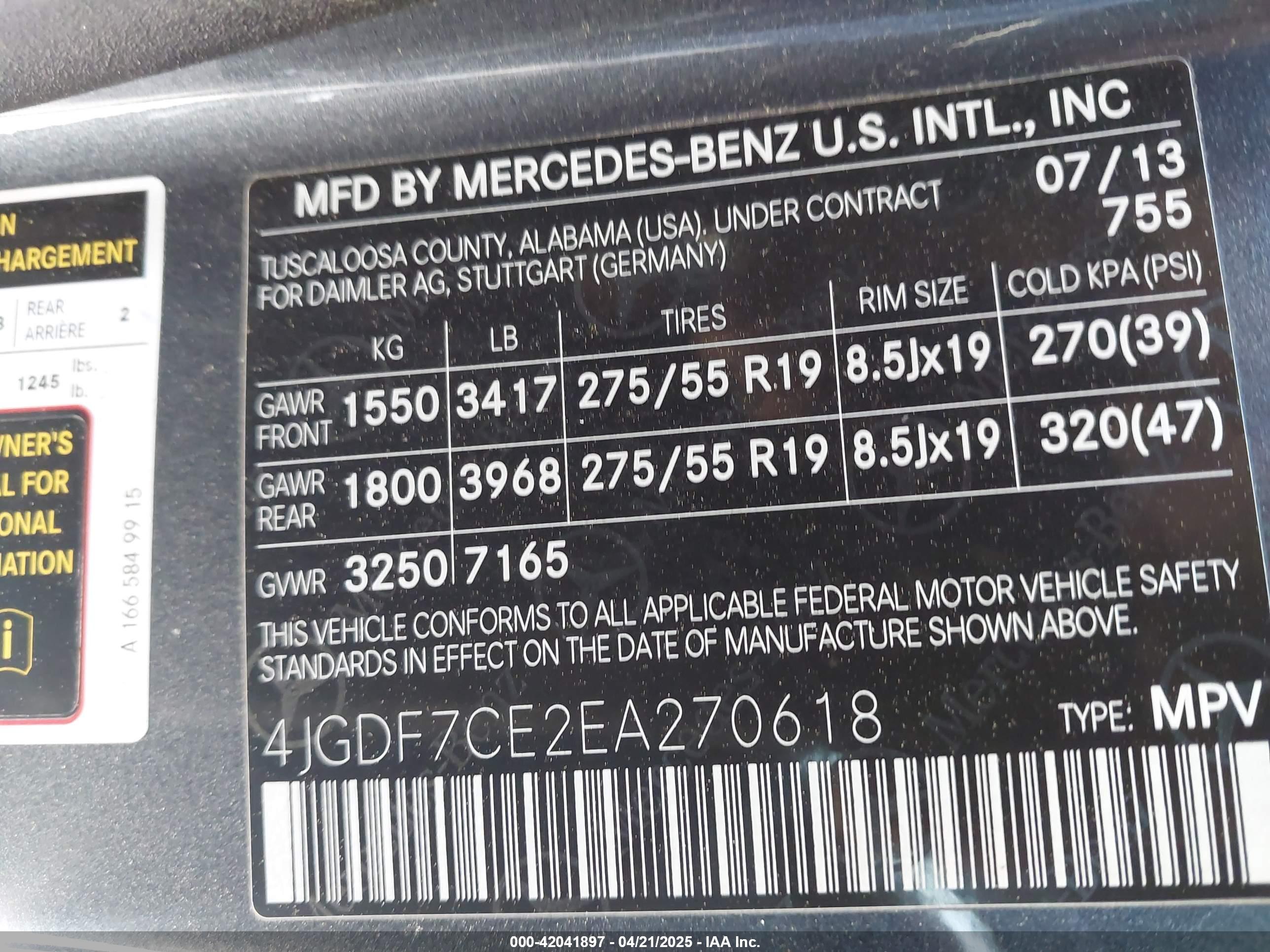 MERCEDES-BENZ GL image 9