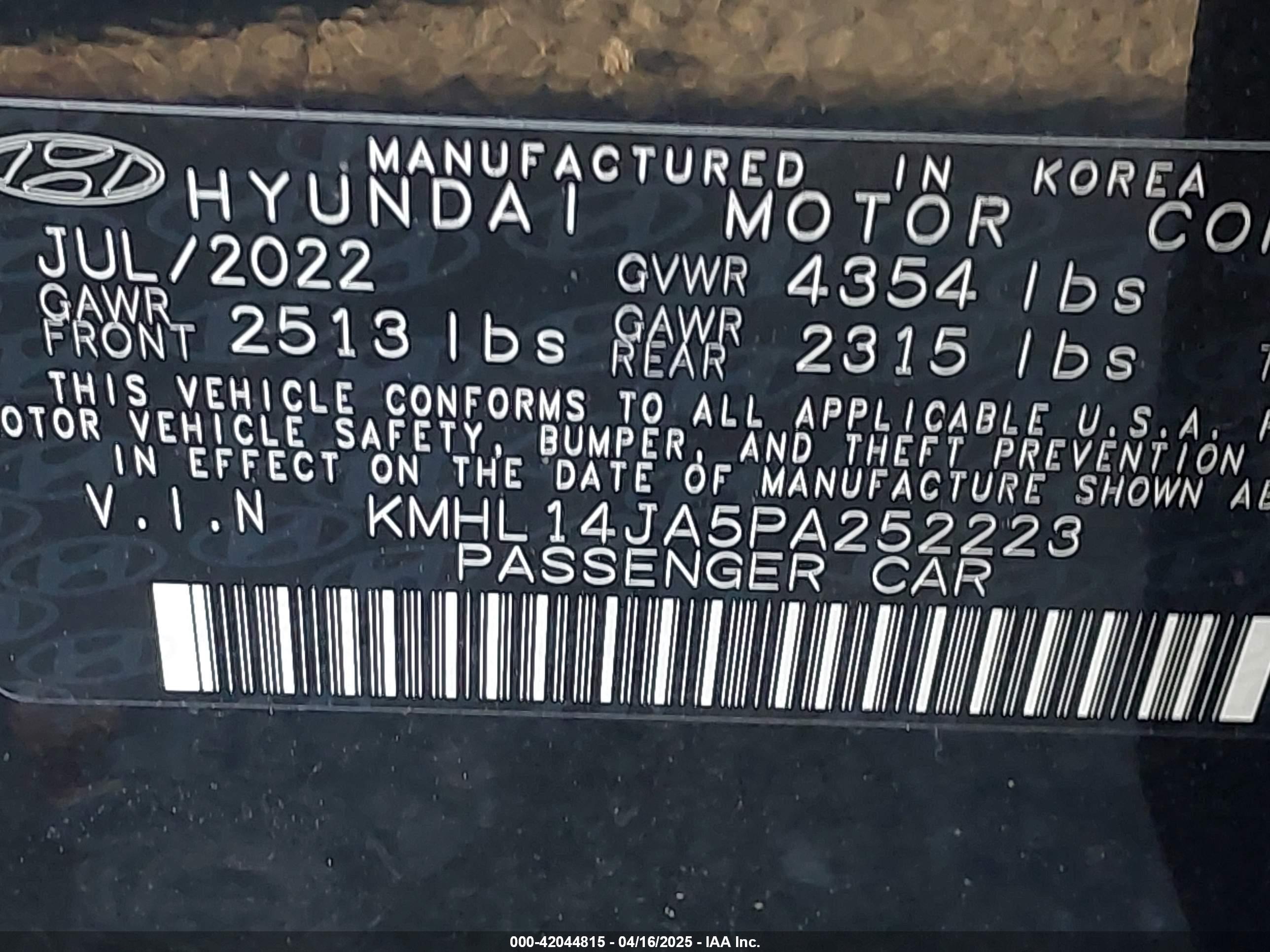 HYUNDAI SONATA image 9