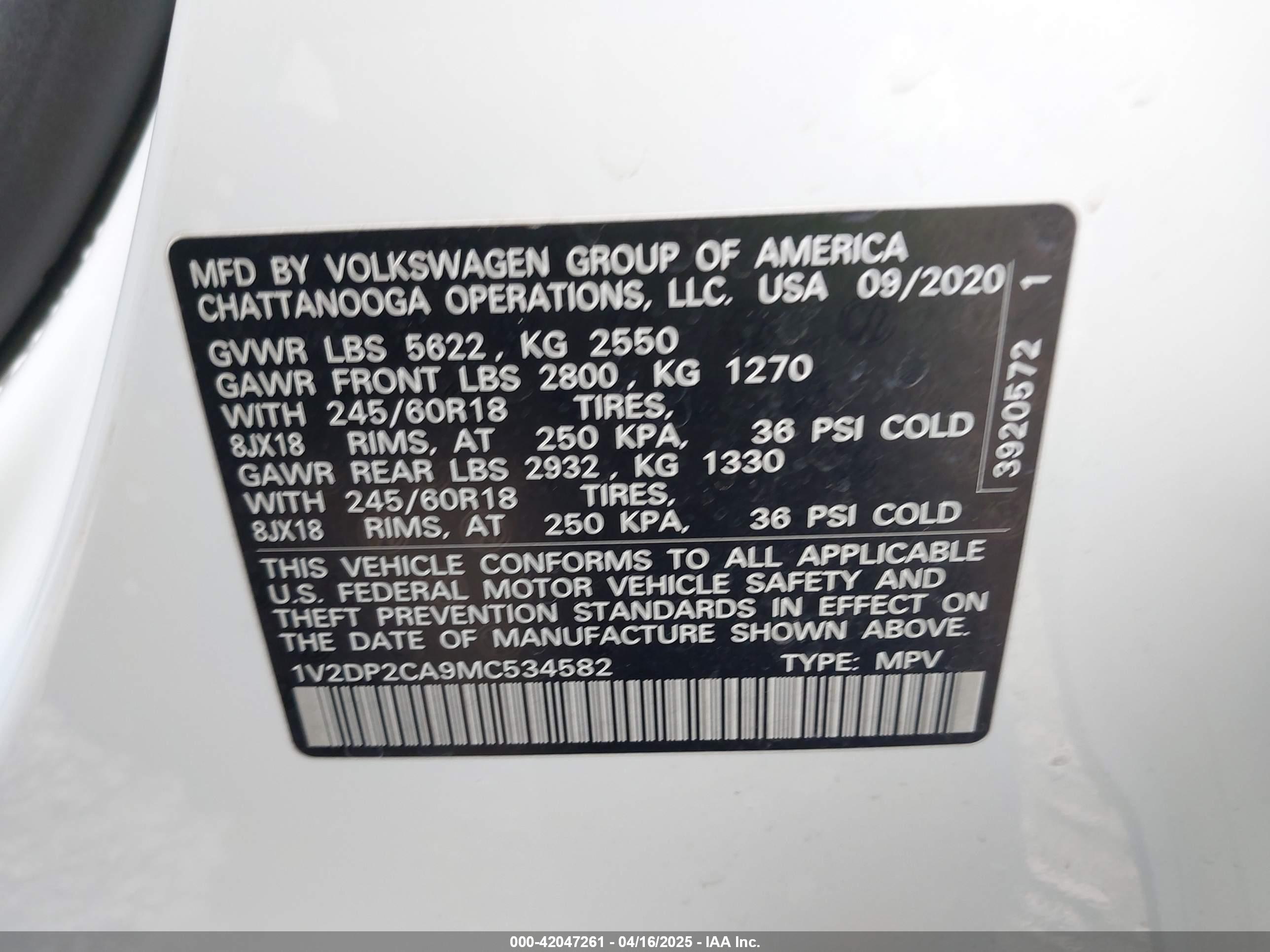VOLKSWAGEN ATLAS image 9