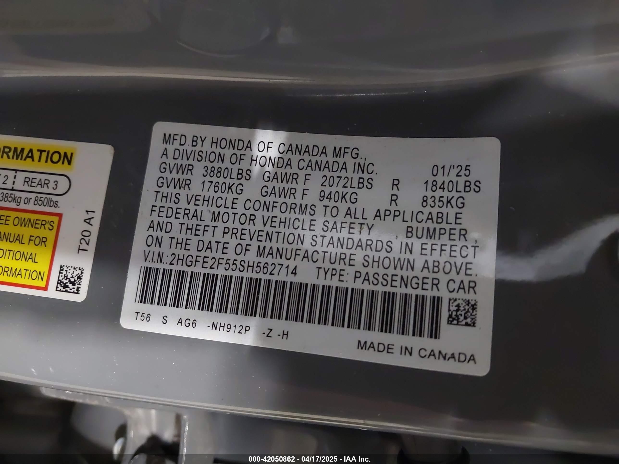 HONDA CIVIC image 9