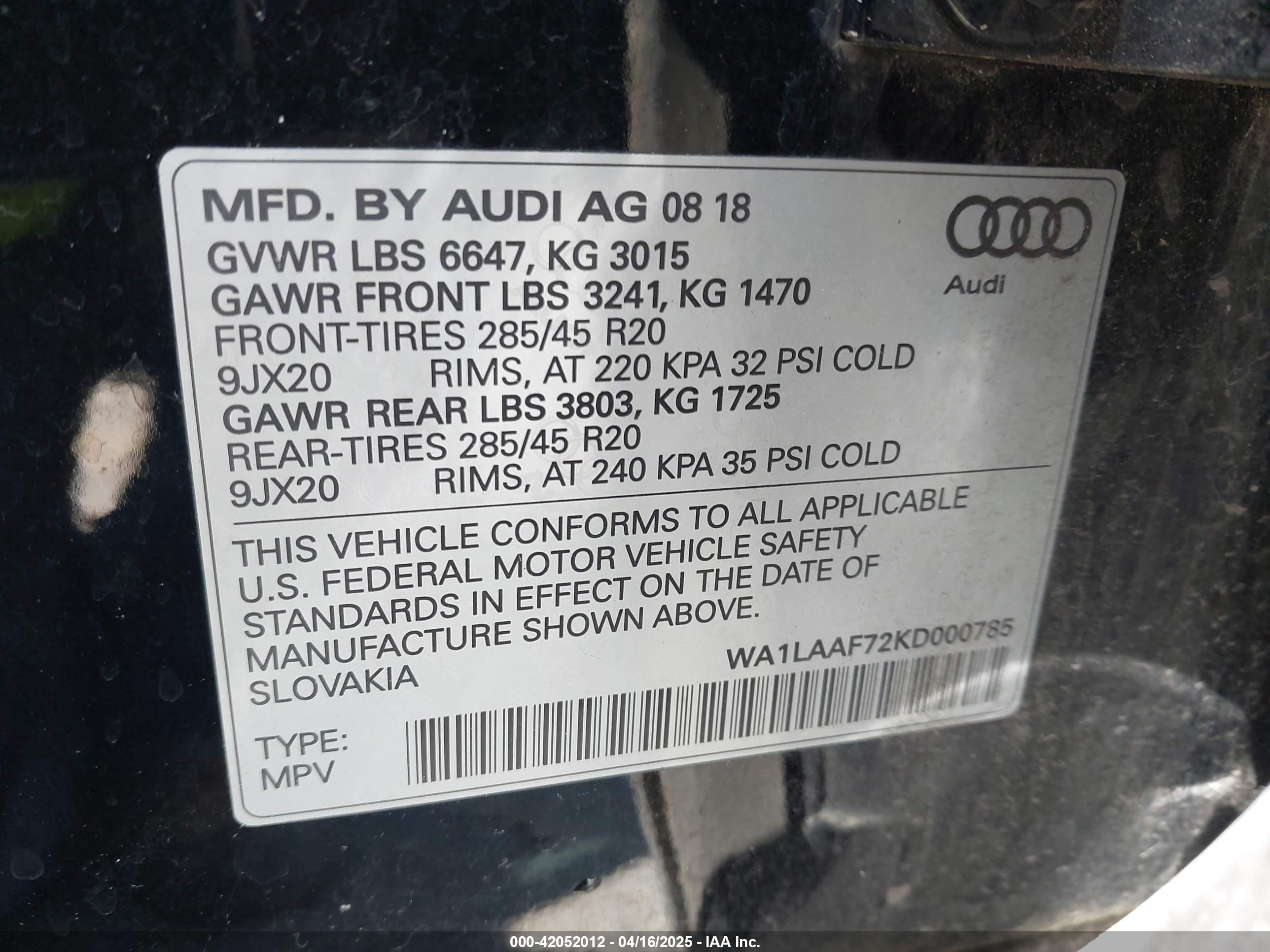 AUDI Q7 image 9