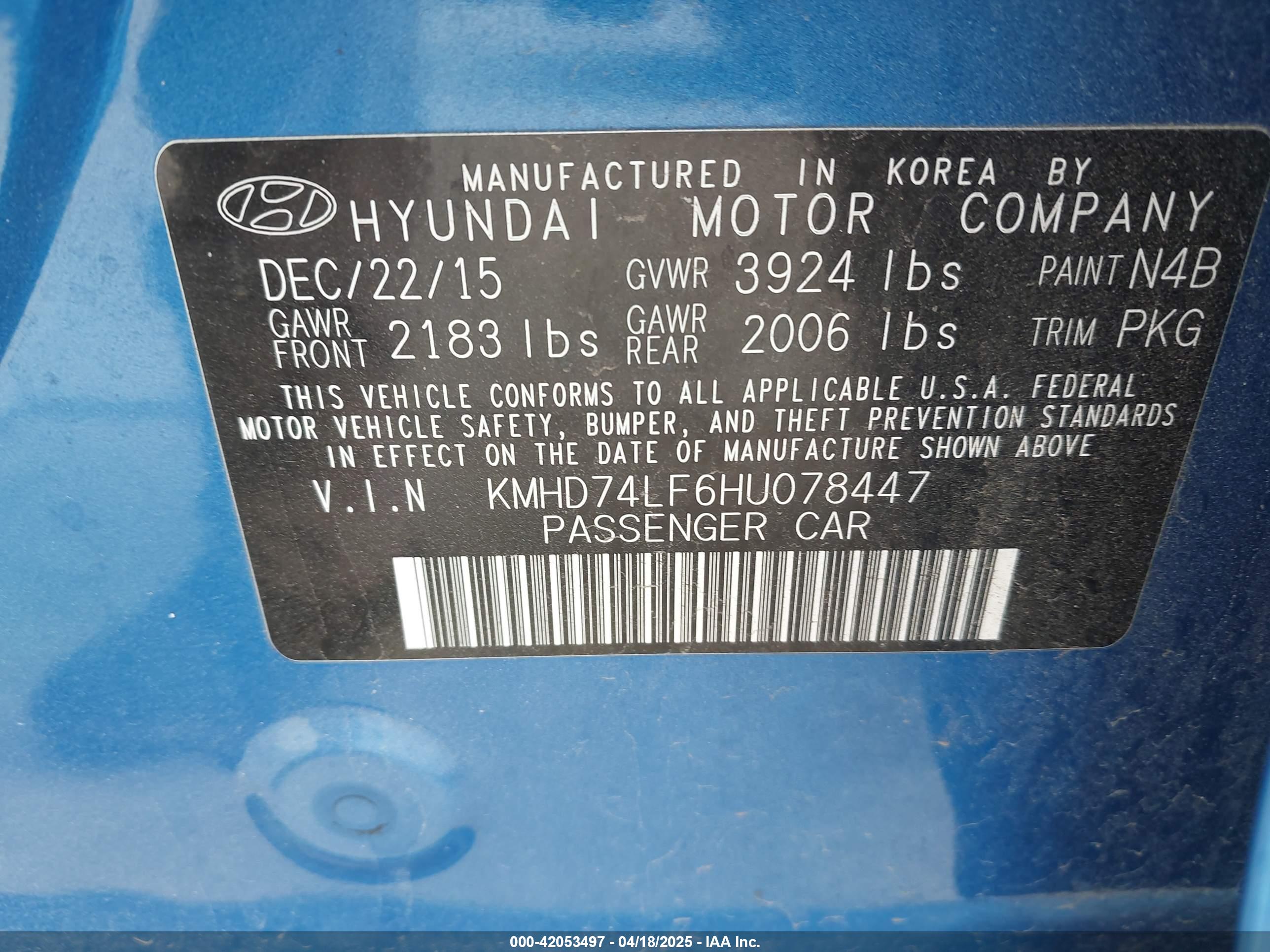 HYUNDAI ELANTRA image 9