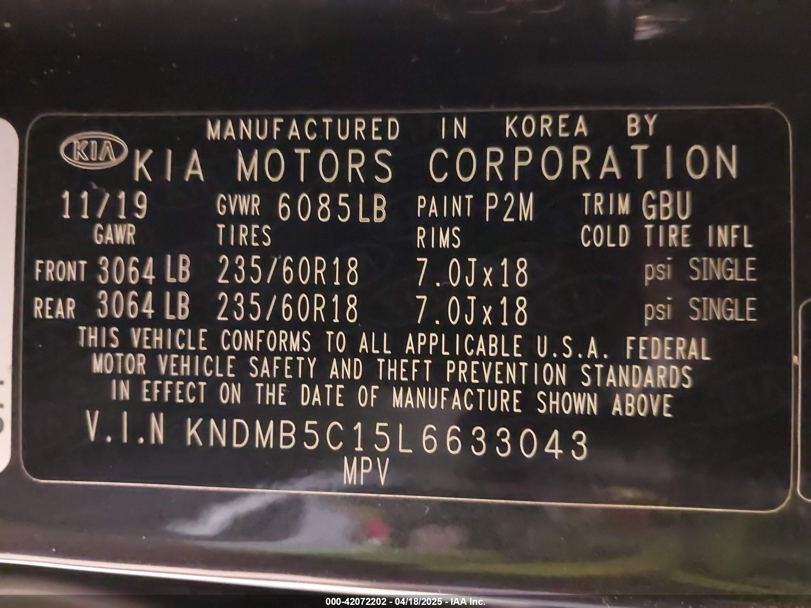 KIA SEDONA image 9