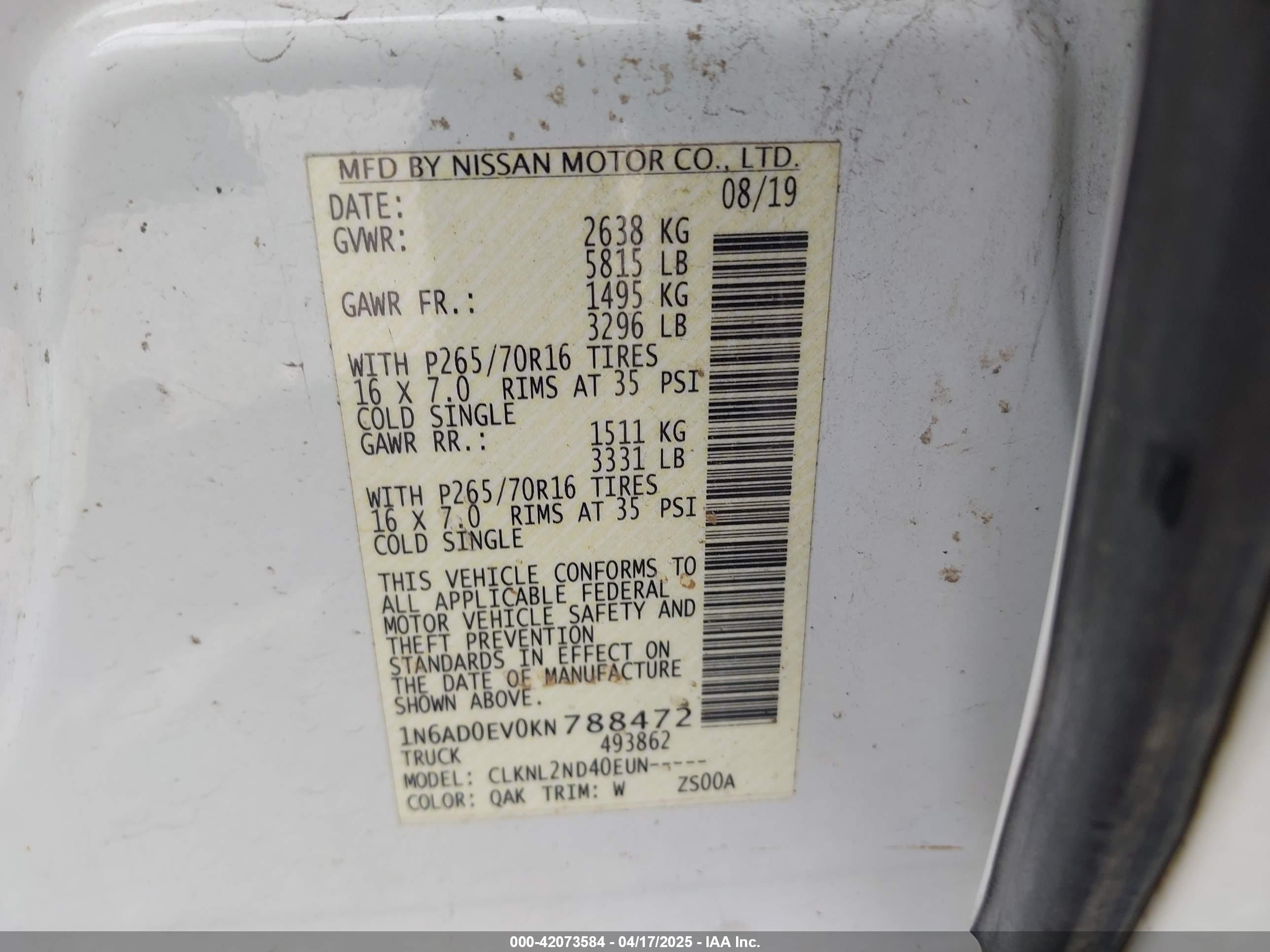 NISSAN FRONTIER image 9