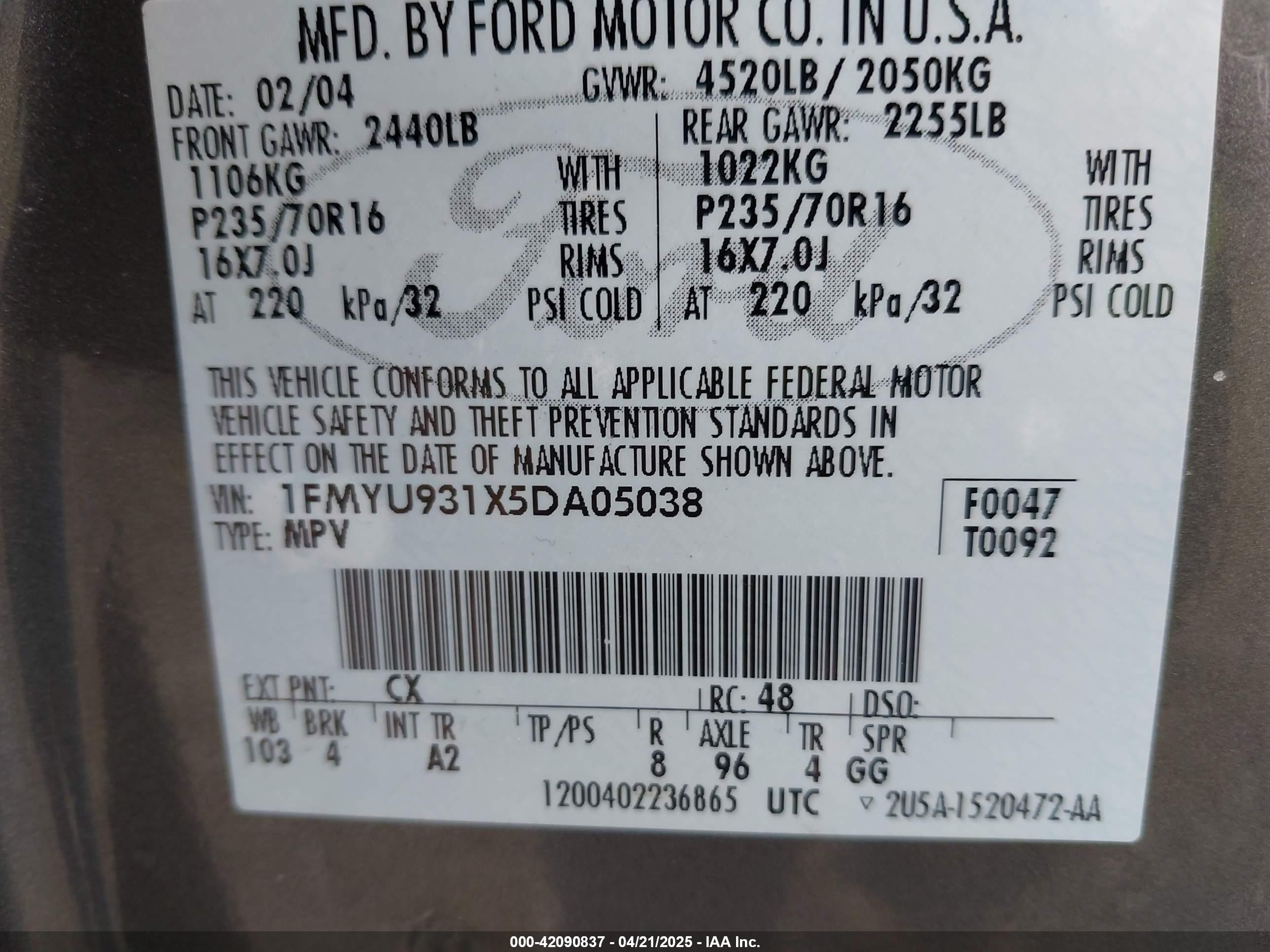 FORD ESCAPE image 9