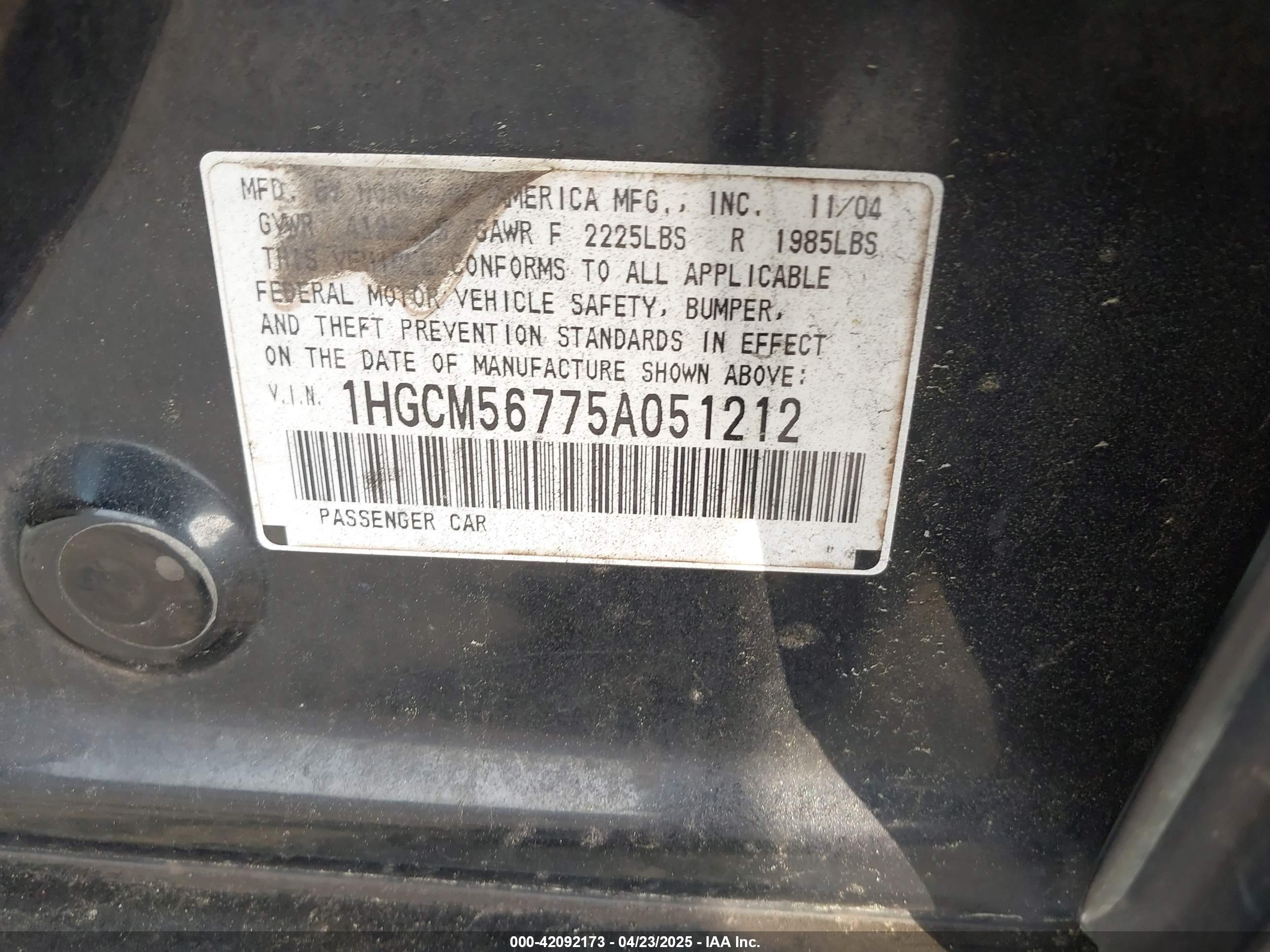HONDA ACCORD image 9