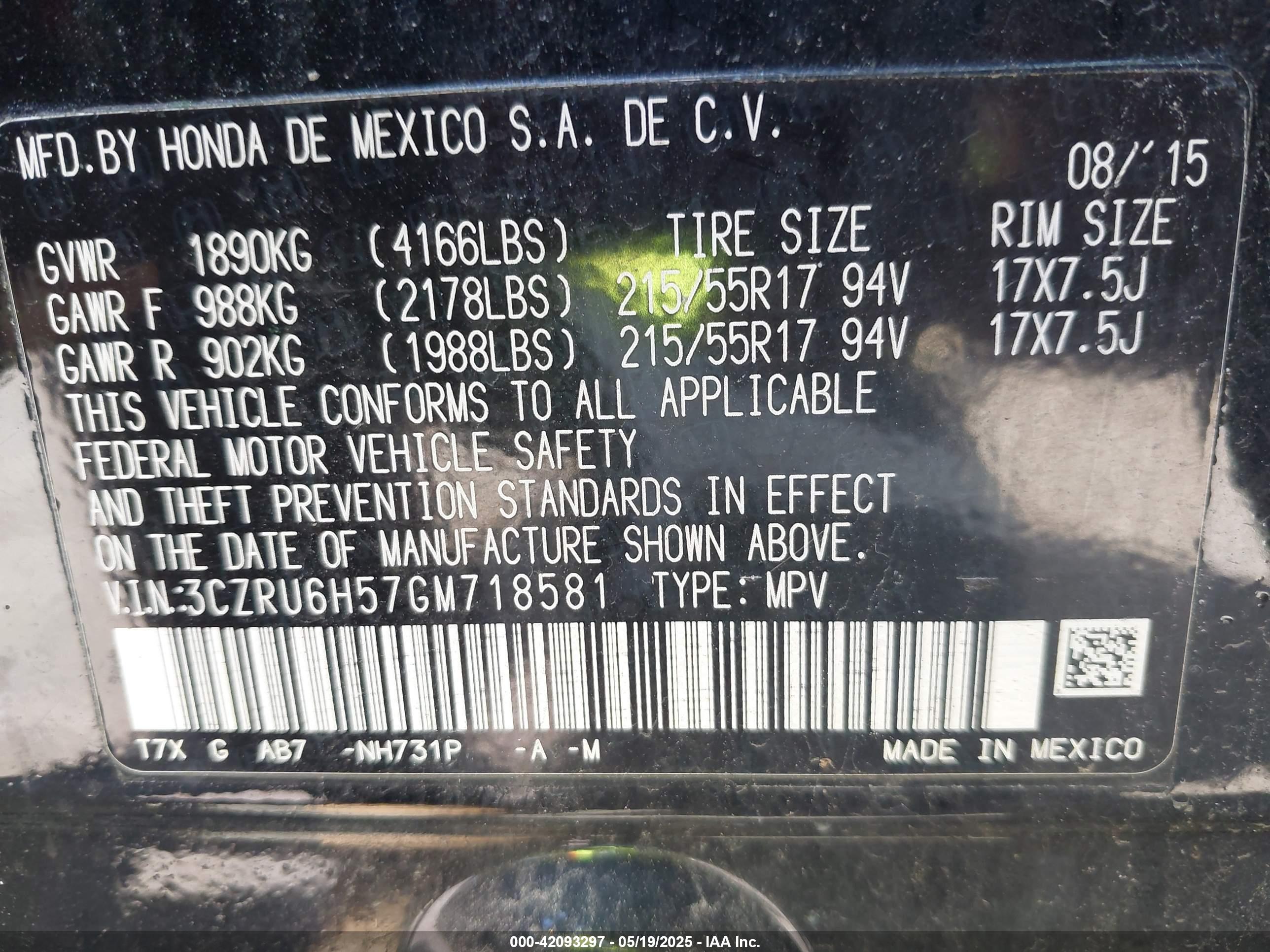 HONDA HR-V image 9