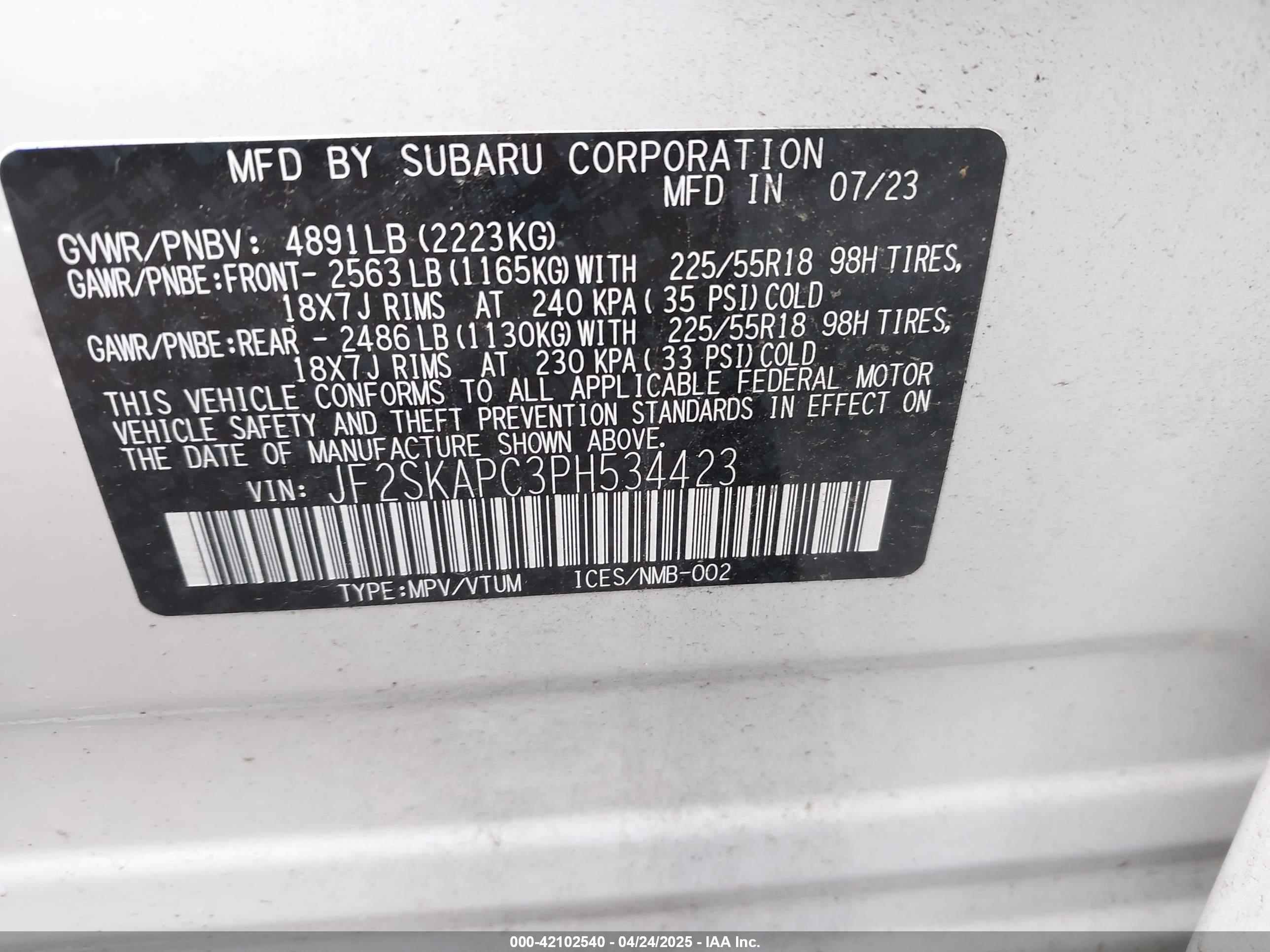SUBARU FORESTER image 9
