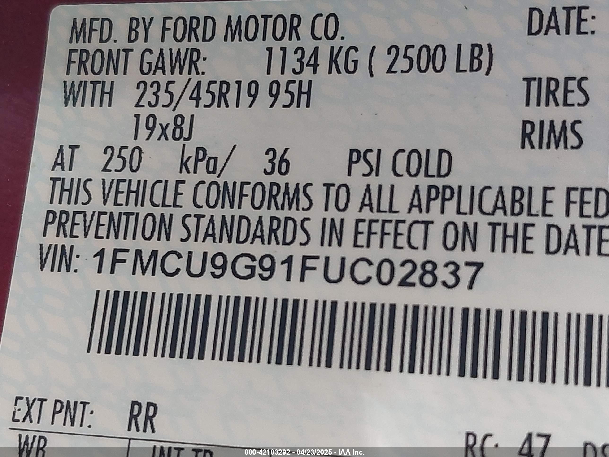 FORD ESCAPE image 9