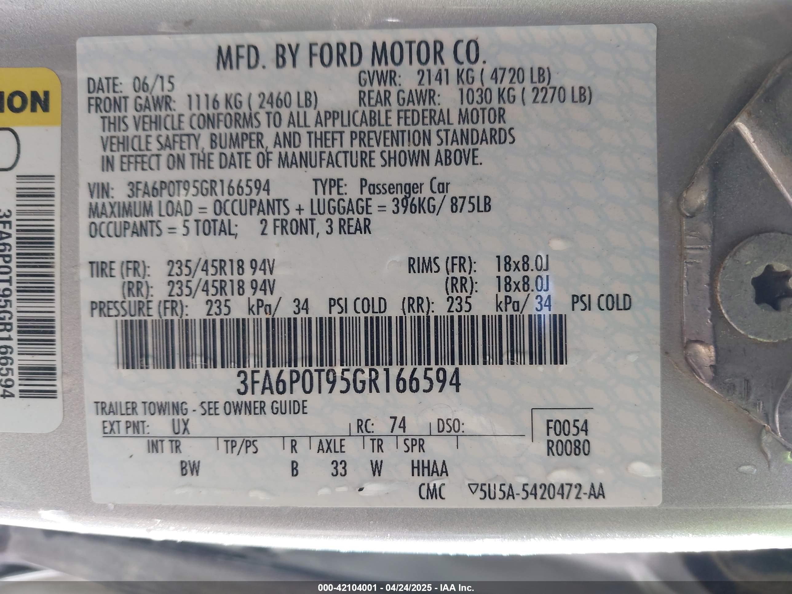 FORD FUSION image 9