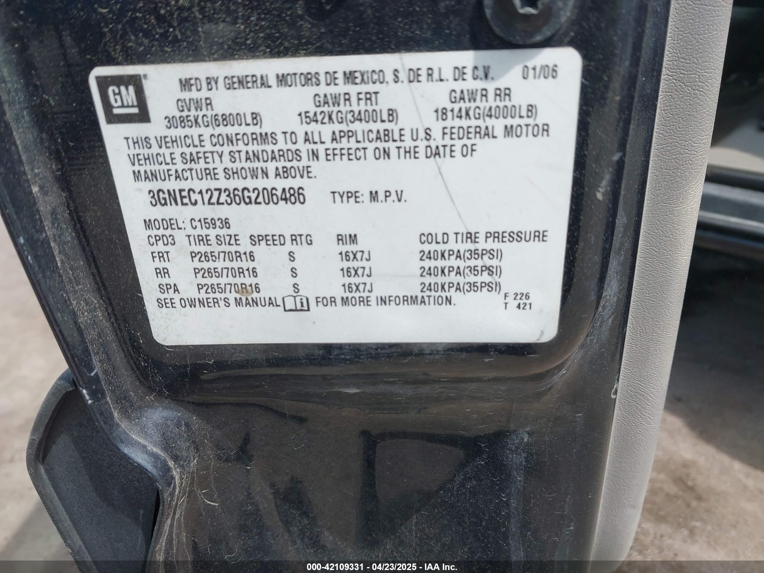 CHEVROLET AVALANCHE image 9