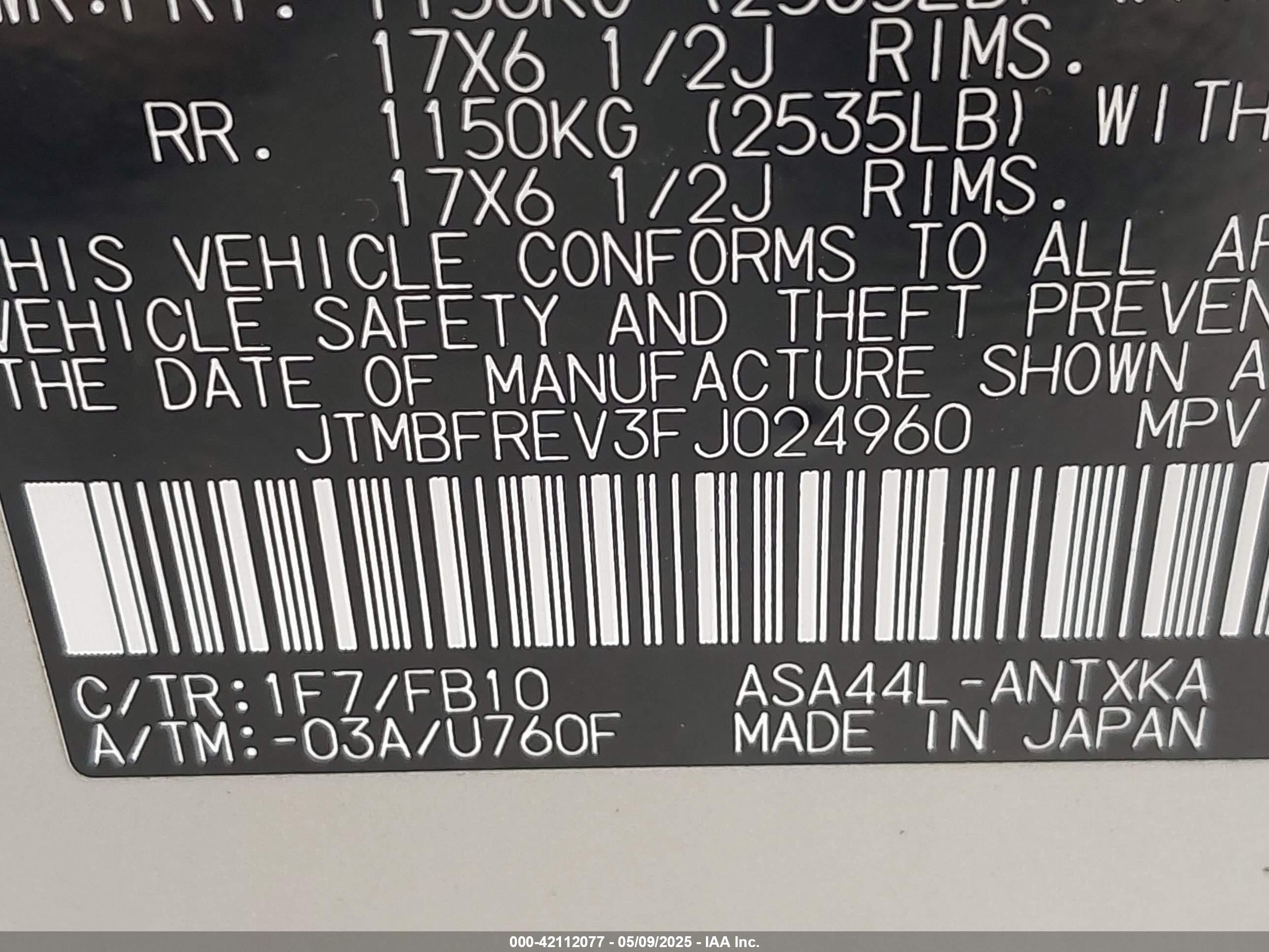 TOYOTA RAV4 image 9