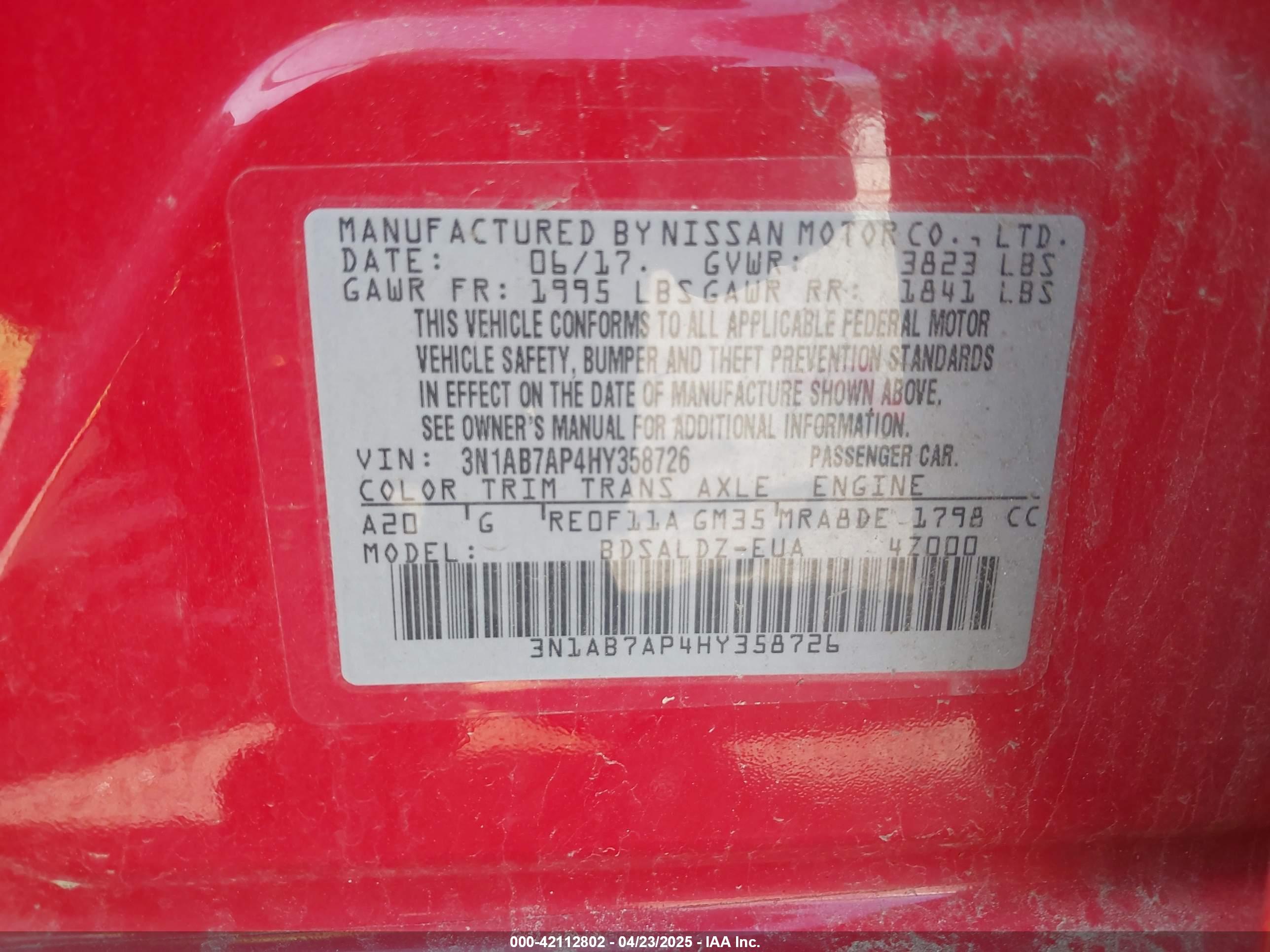 NISSAN SENTRA image 9
