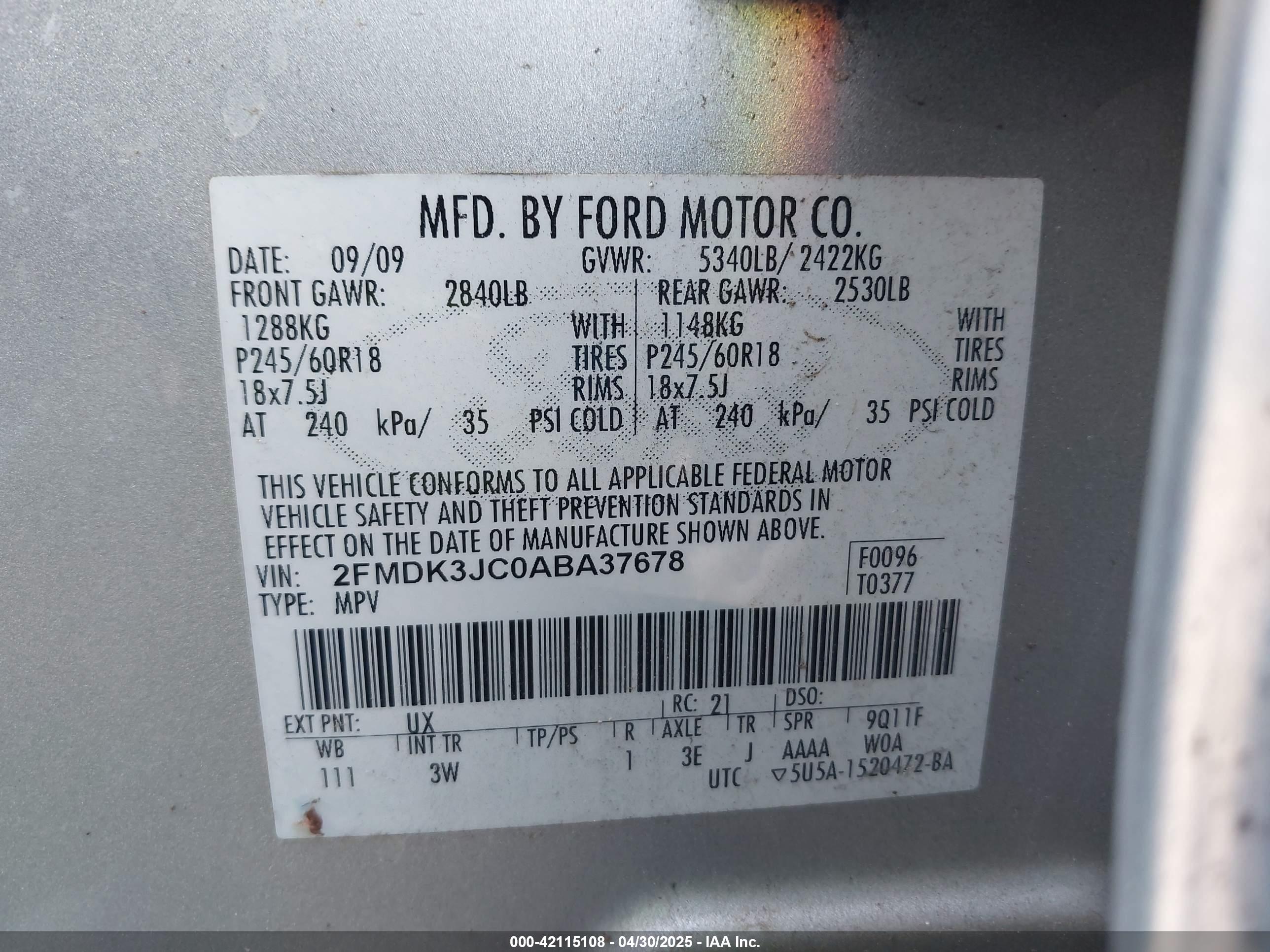 FORD EDGE image 9