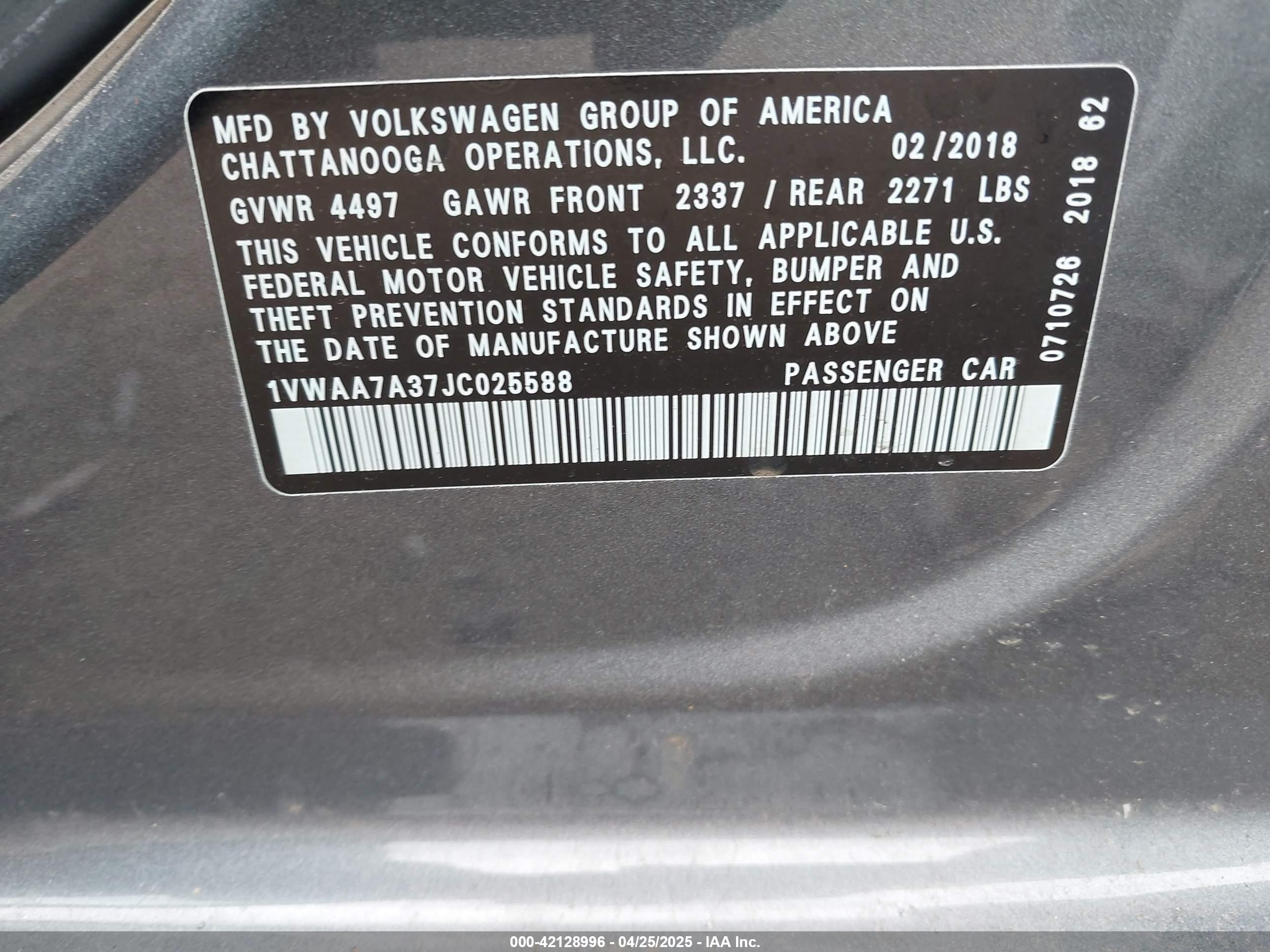 VOLKSWAGEN PASSAT image 9
