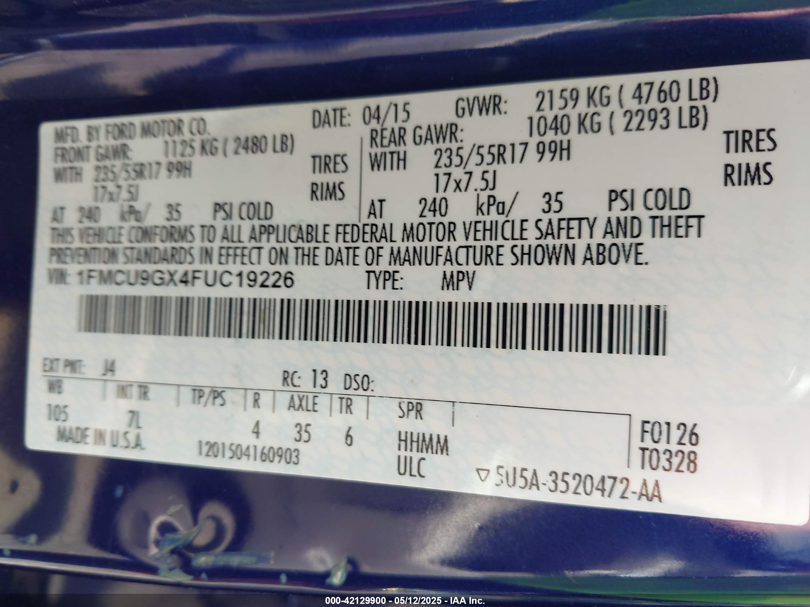FORD ESCAPE image 9