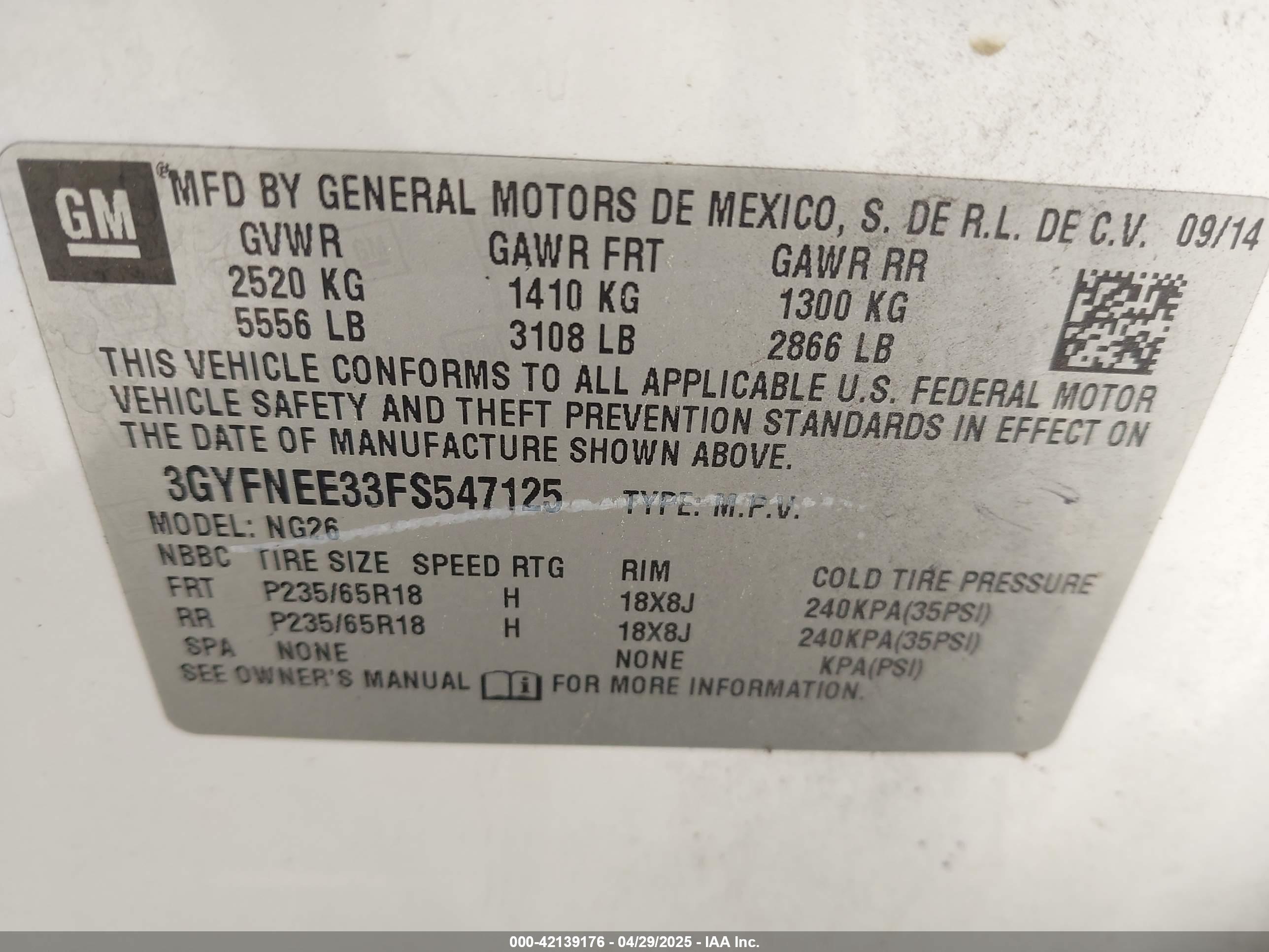CADILLAC SRX image 9