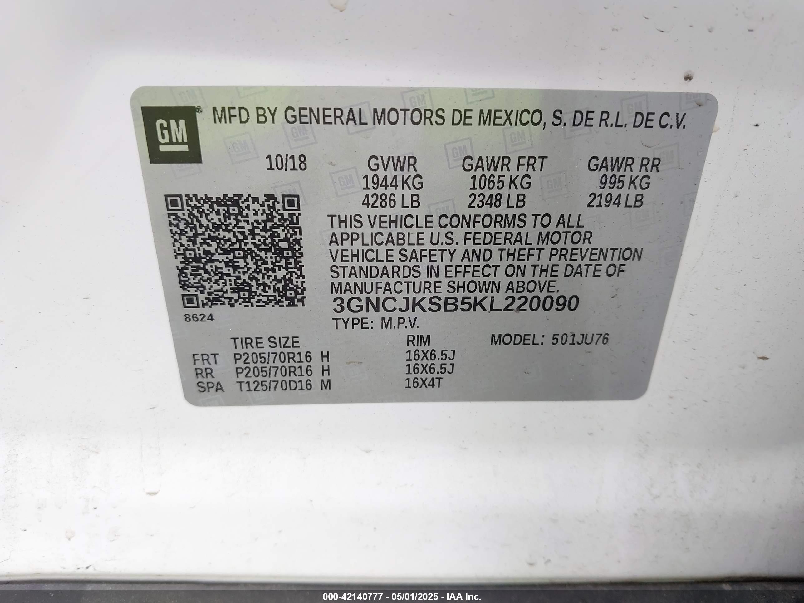 CHEVROLET TRAX image 9