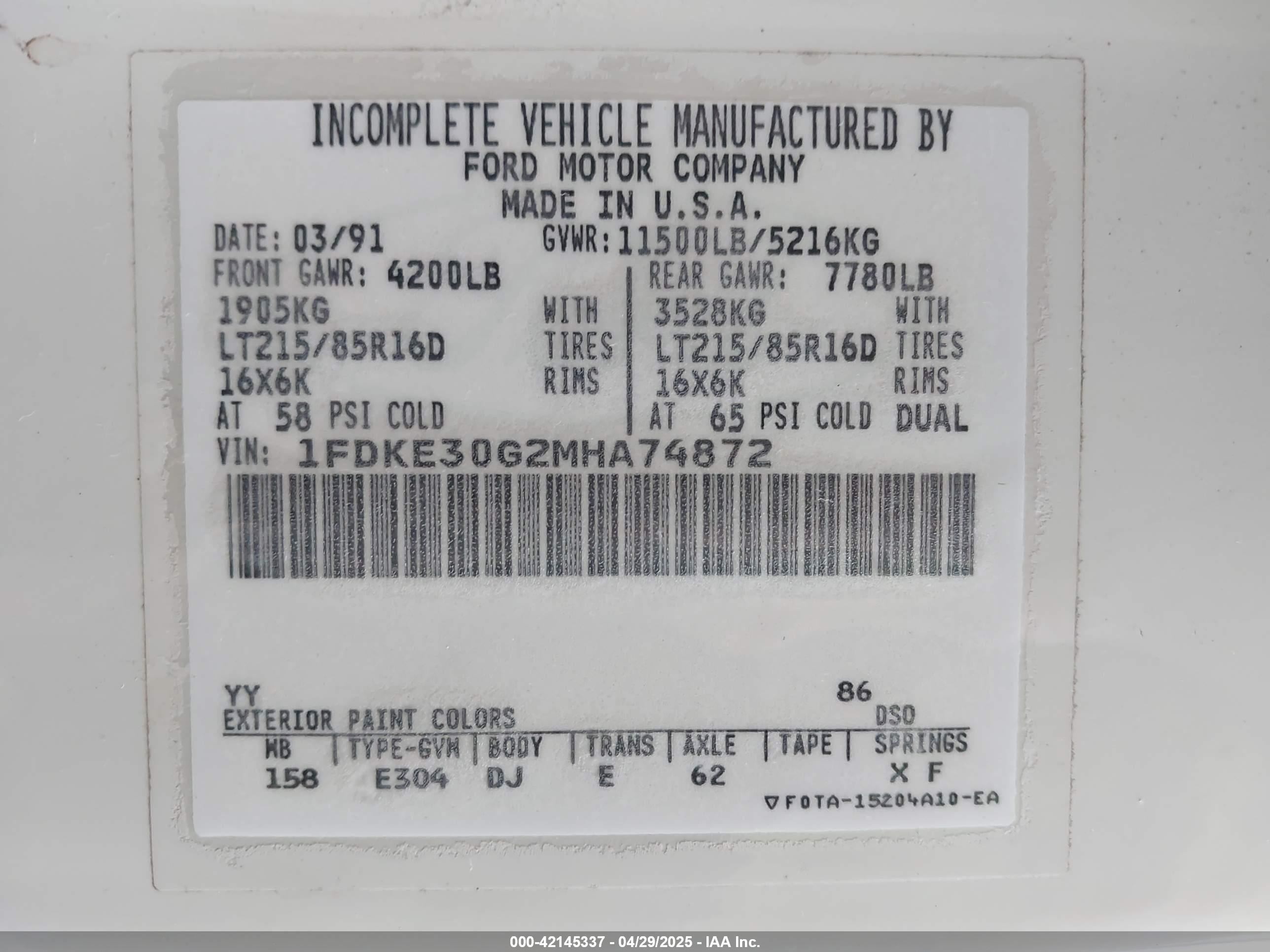 FORD ECONOLINE image 9